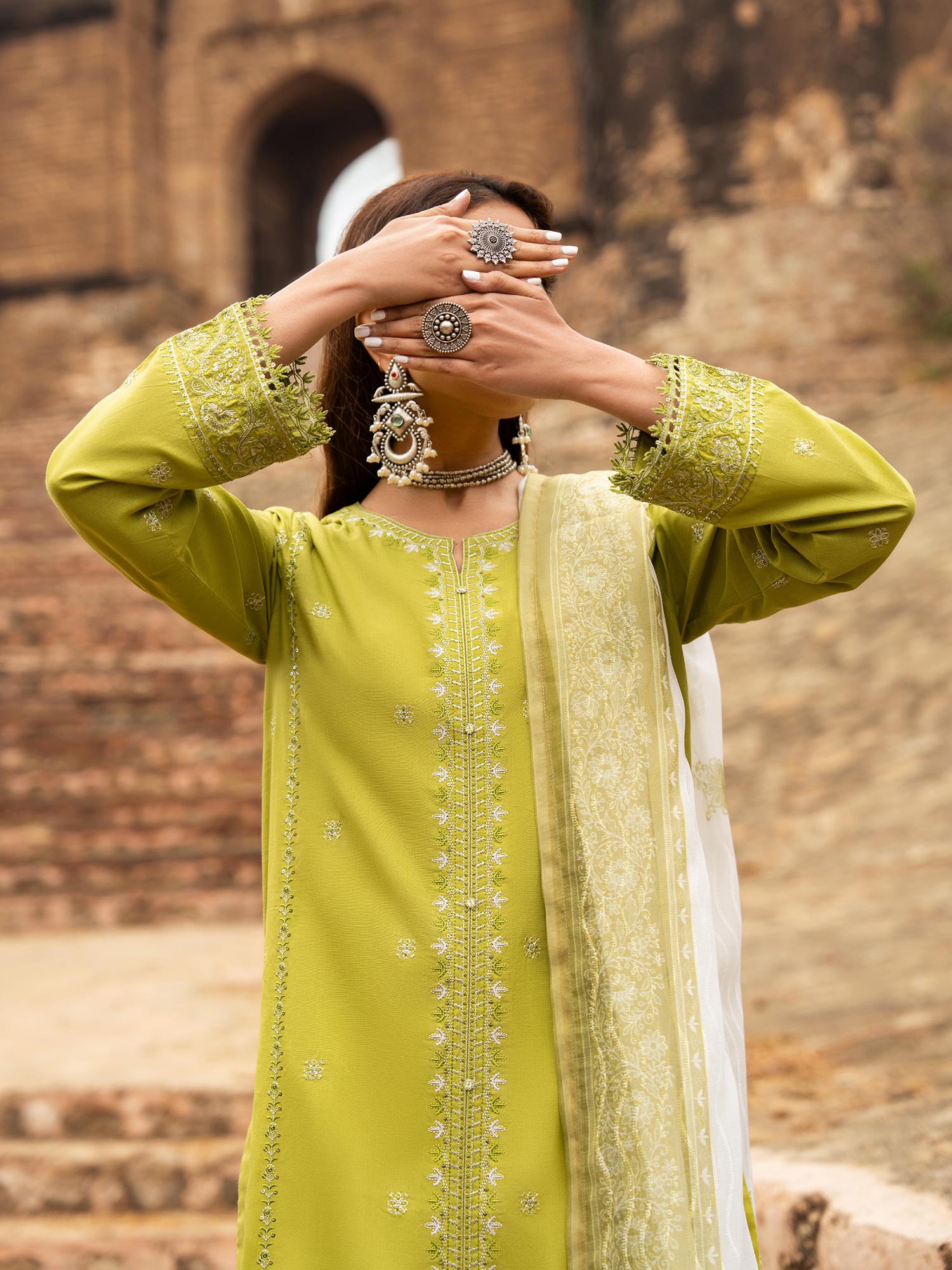 Casual Lite "Sky Stories" Summer Festive Suit - Matcha Haze