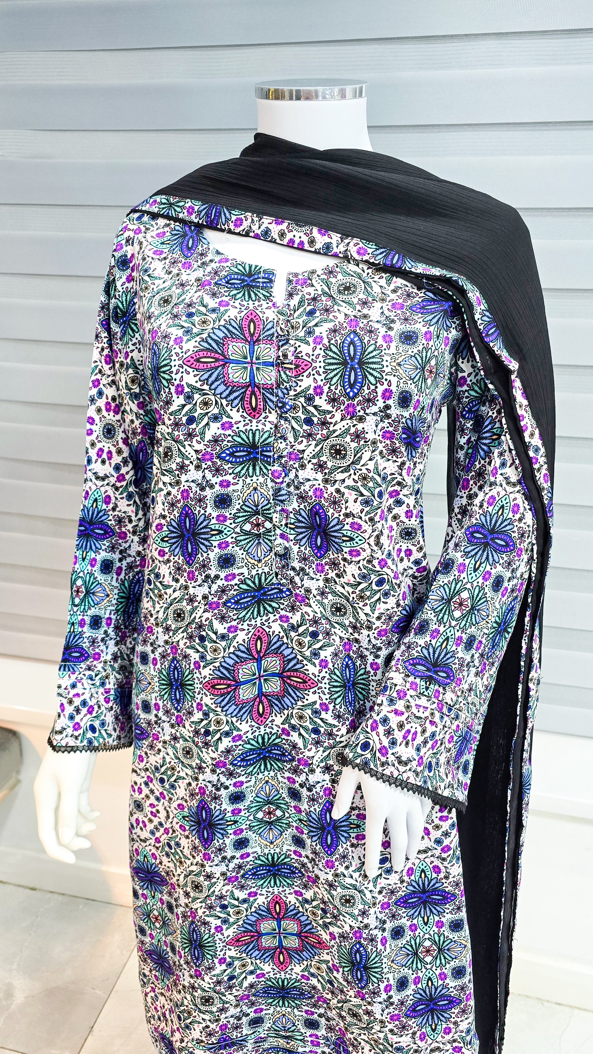 Multi Soft Linen Casual 3-Piece Suit