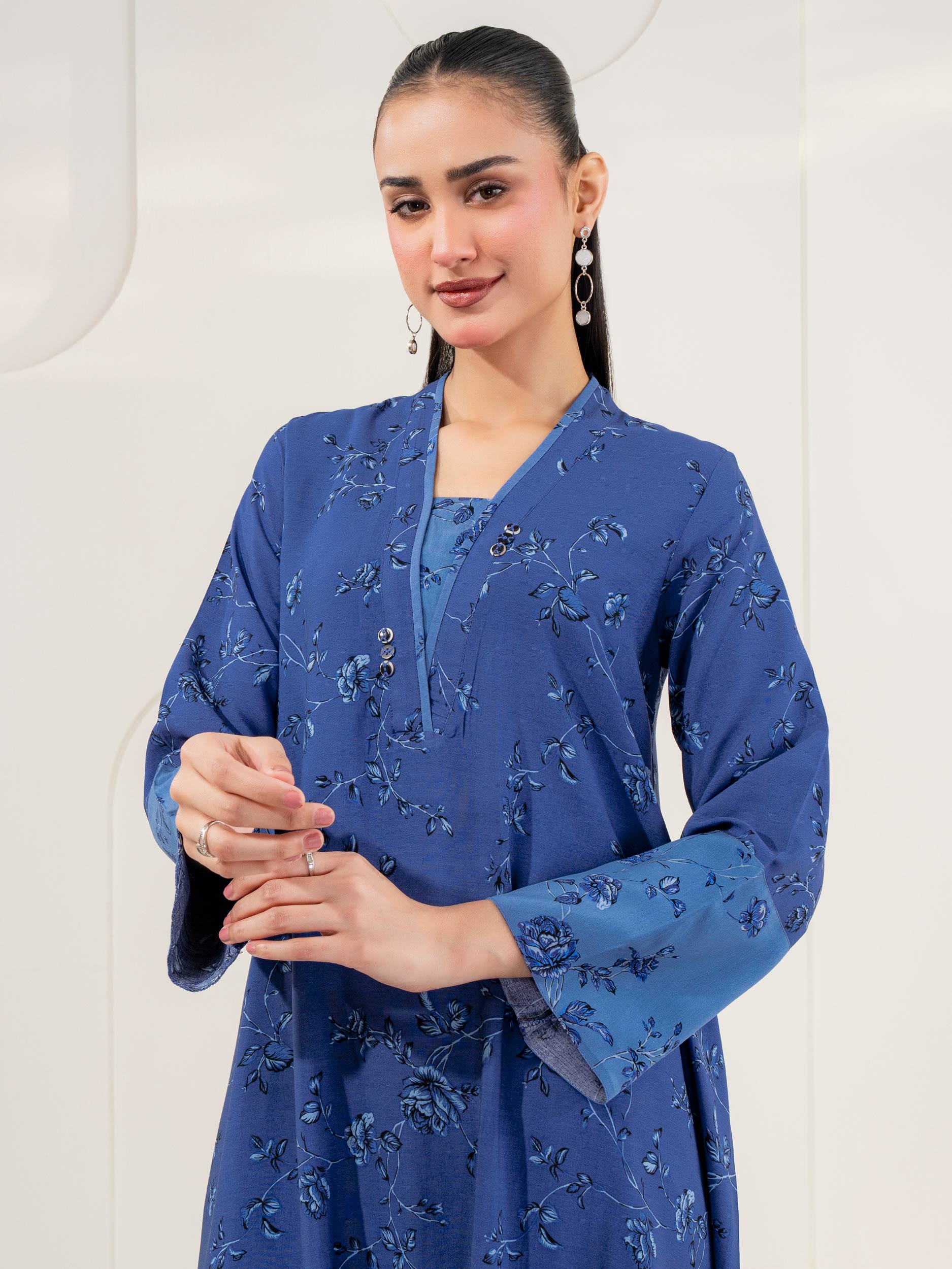 Limelight Blue Linen 2-Piece Suit (A0812ST)