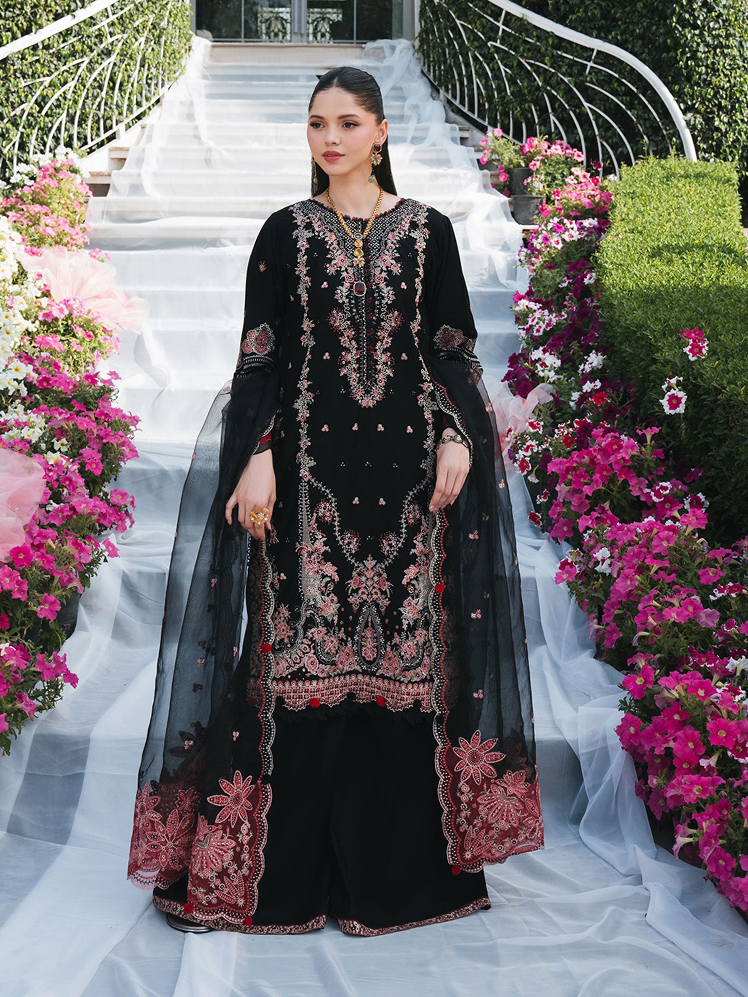 Ally's "Lilly" Mother & Daughter Luxury Festive Suit (AL-1180)