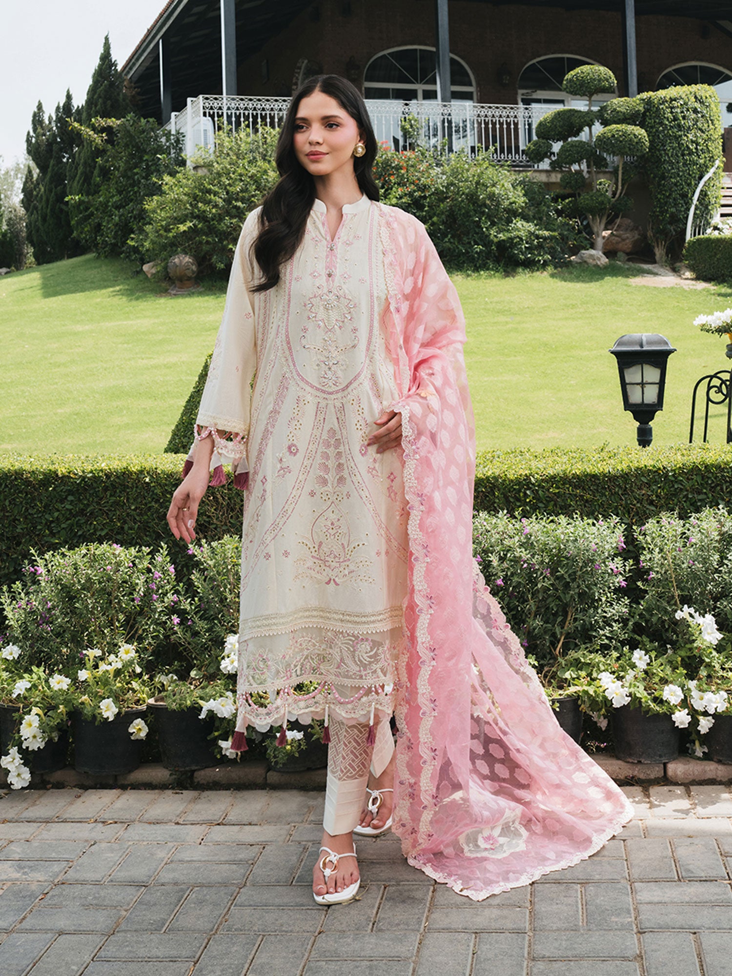 Ally's "Lilly" Mother & Daughter Luxury Festive Suit (AL-1183)