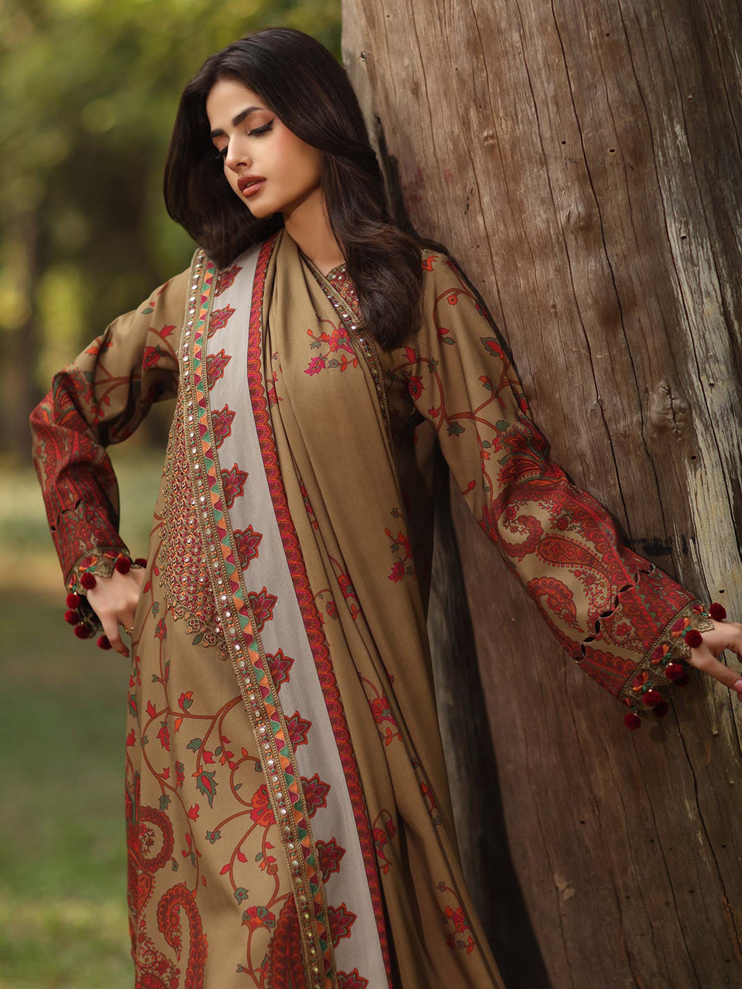 Charizma "Aniq" Unstitched Embroidered Linen 3-Piece Suit (ANW6-15)