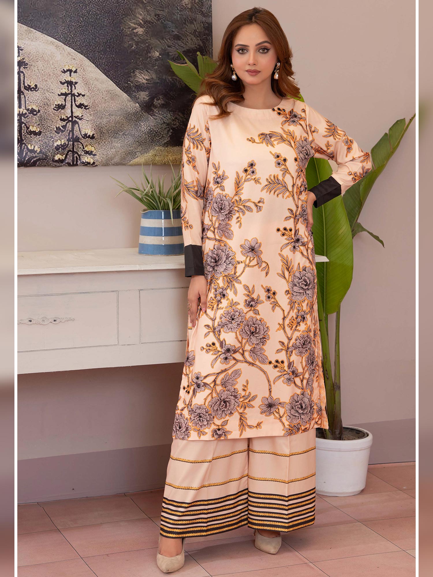 Raniya.H "Aura" Silk Co-Ords 2pc Suit - ZEENAT
