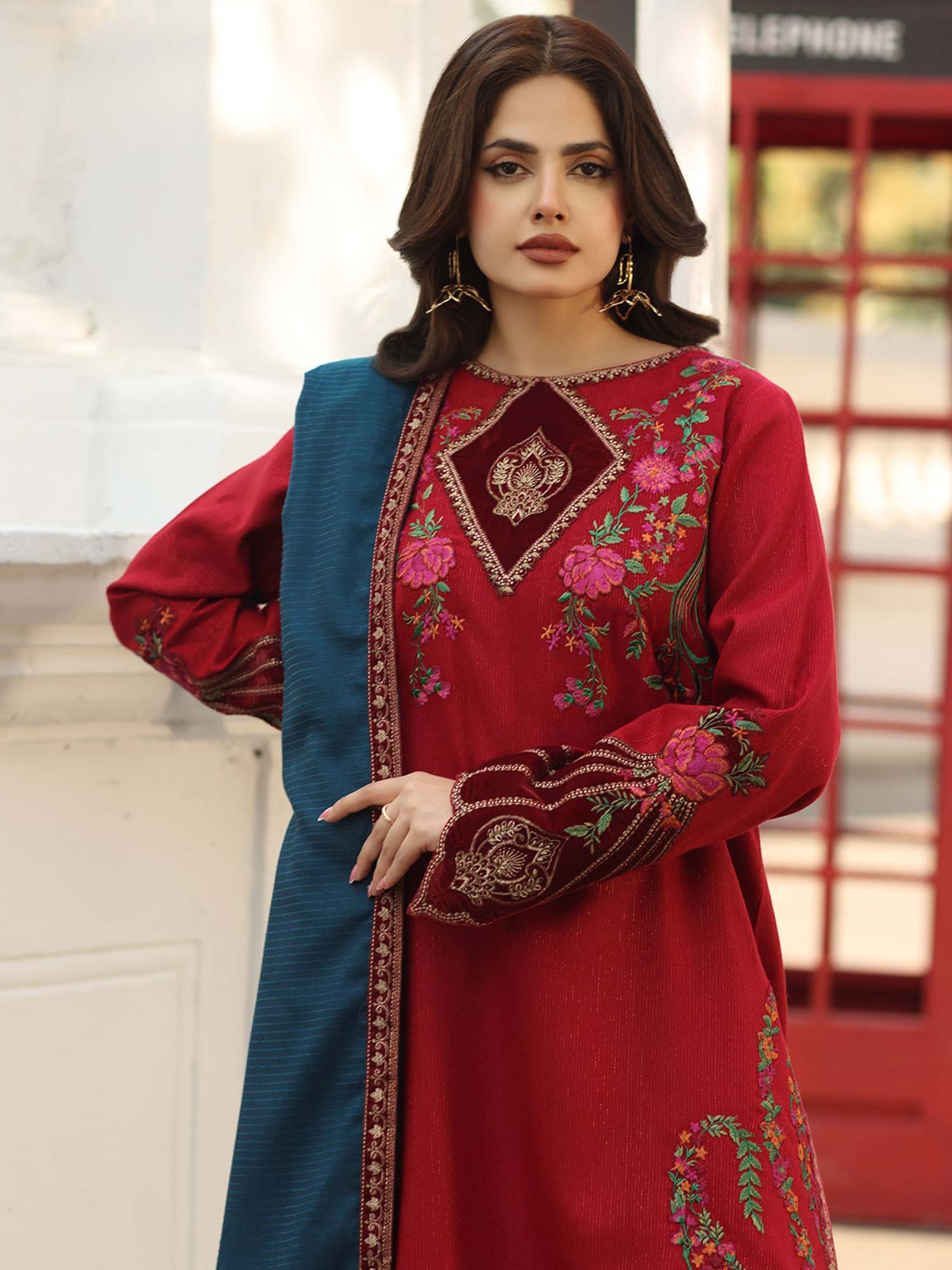 Charizma "Signature" Unstitched Leather-Peach Suit (CSW5-02)