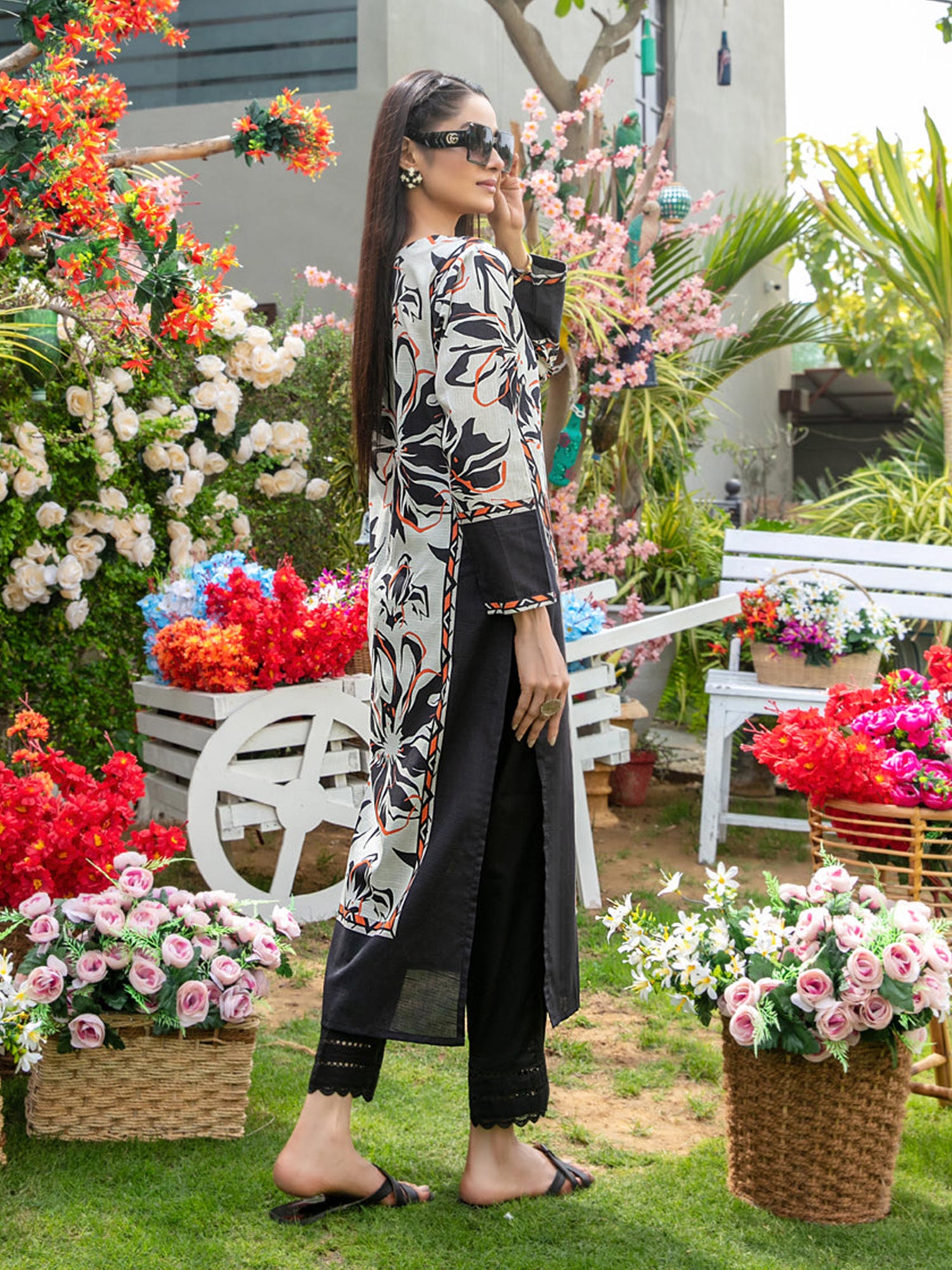 Tawakkal "Asmira" Printed Lawn Shirt (D1587)