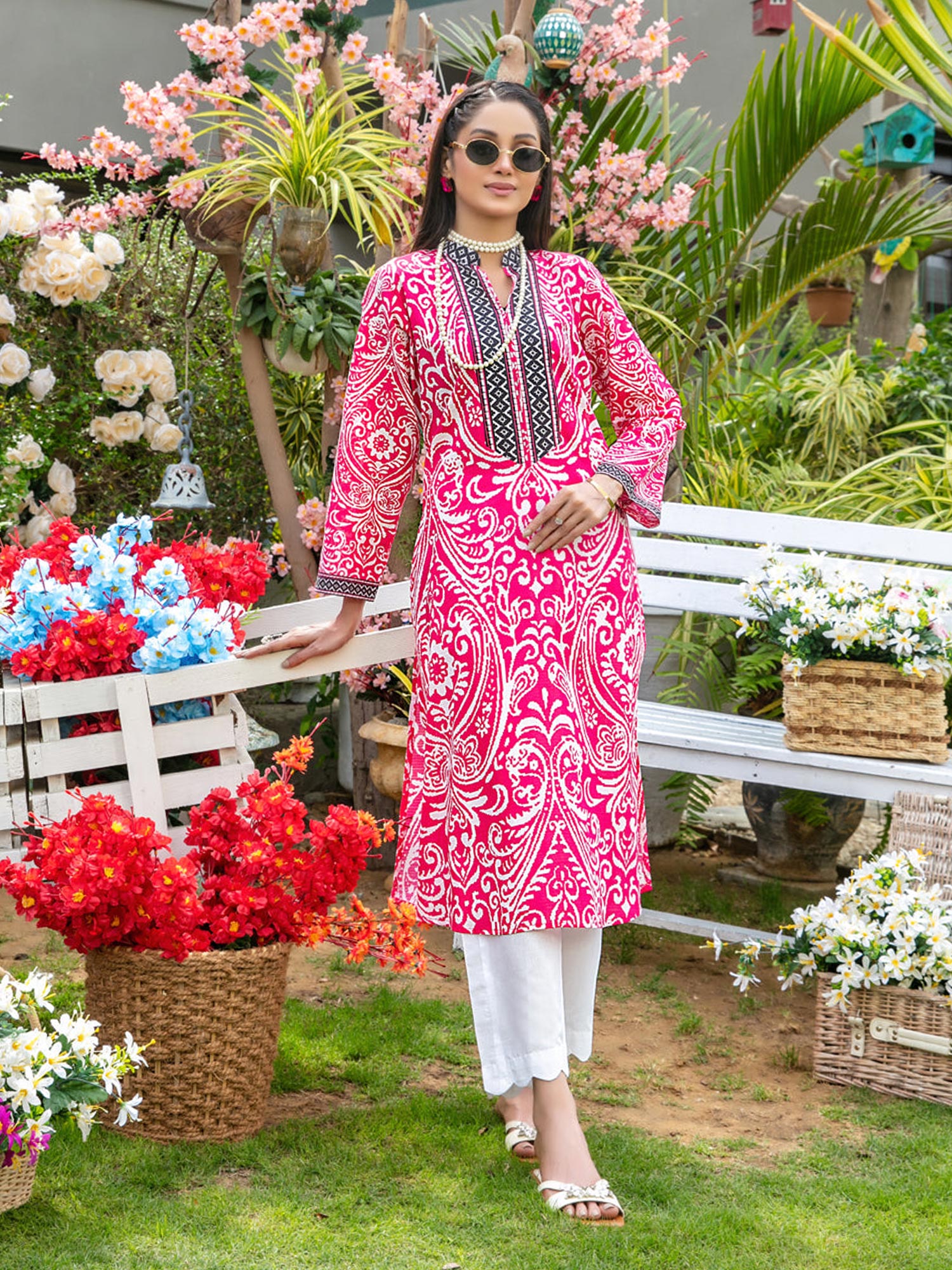 Tawakkal "Asmira" Printed Lawn Shirt (D1590)