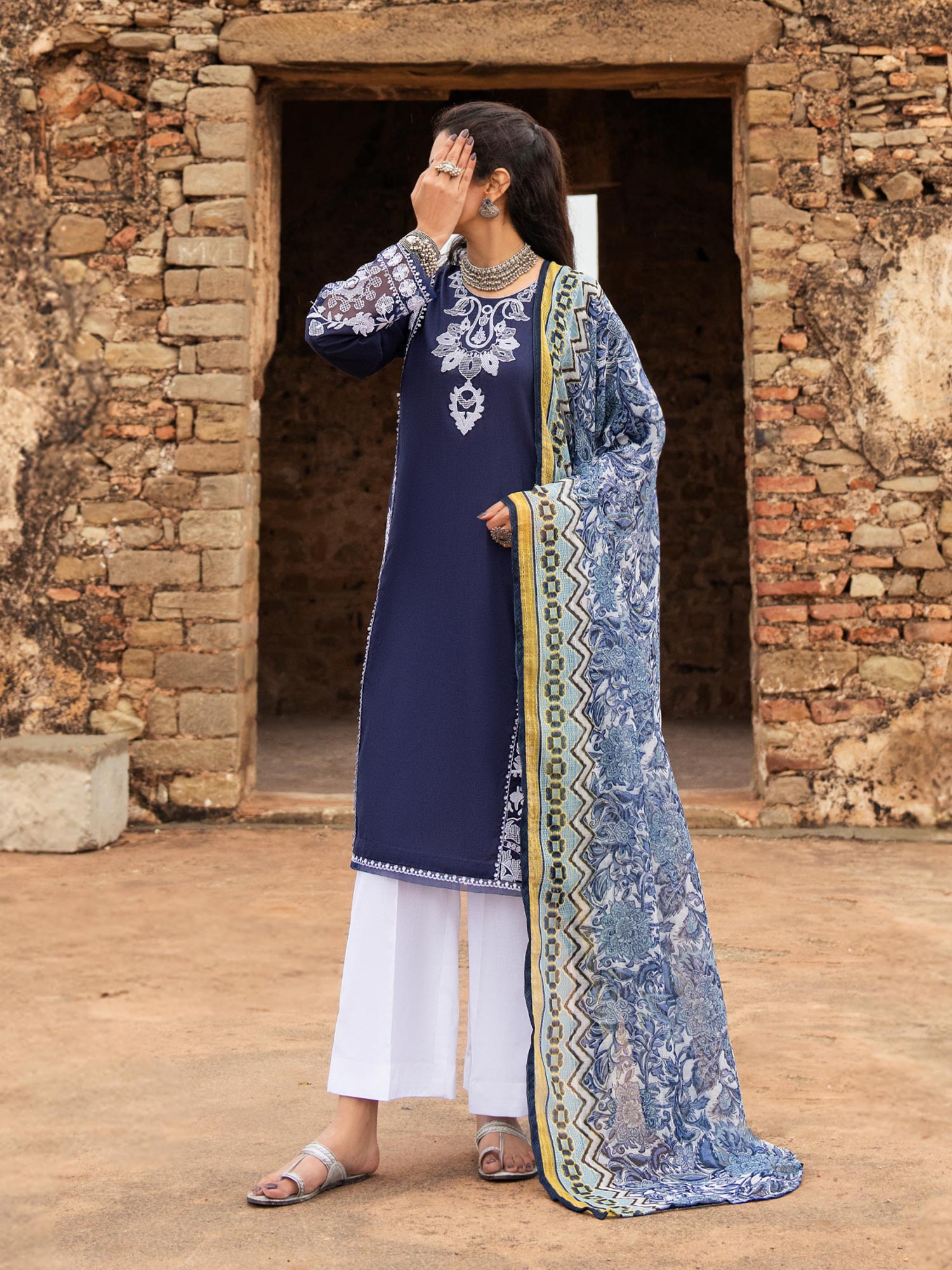 Casual Lite "Sky Stories" Summer Festive Suit - Starlight Navy