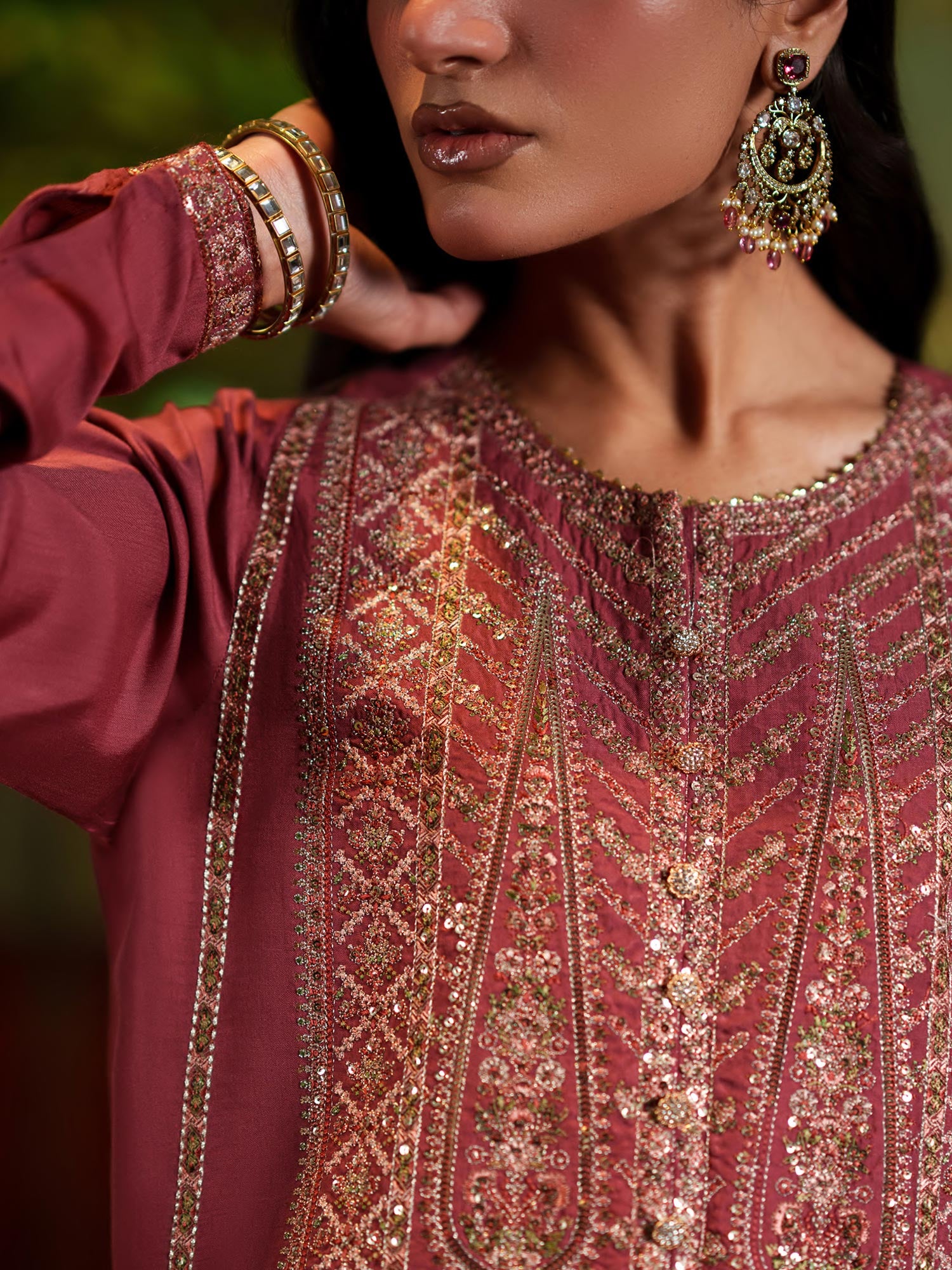 Casual Lite "Elara" Premium Viscose Suit - Maribel