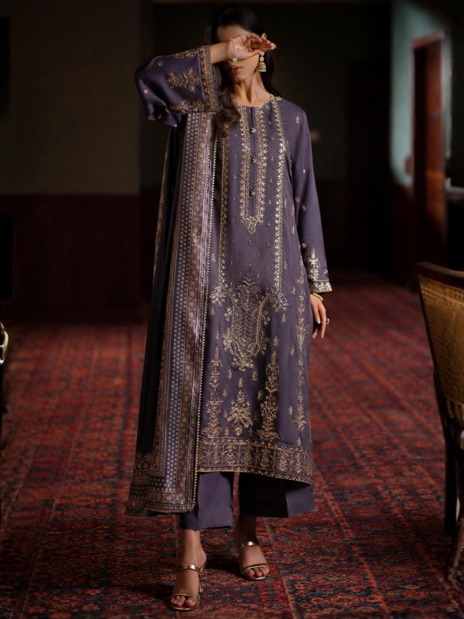 Casual Lite "Elara" Premium Viscose Suit - Noctavia