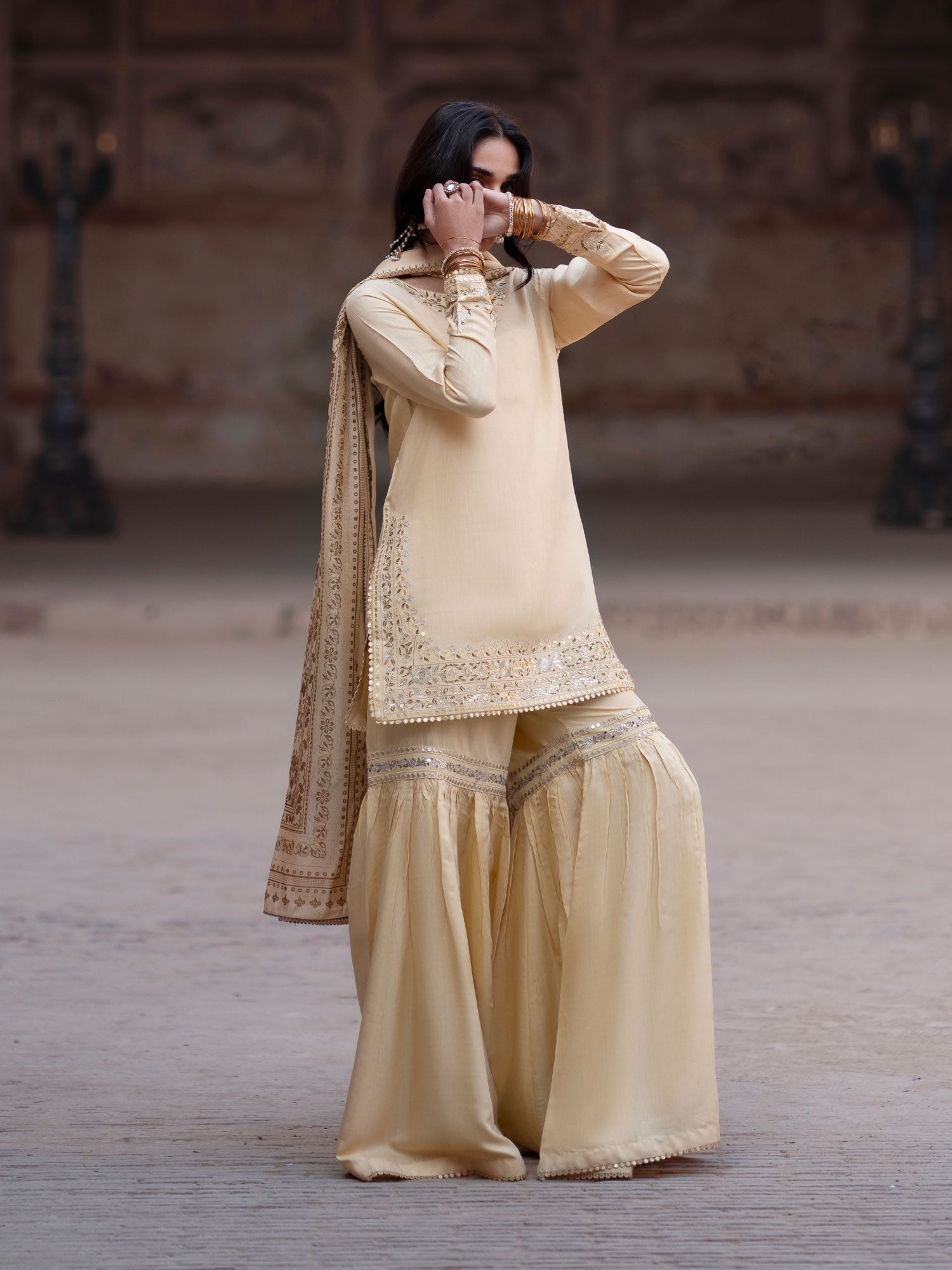 Casual Lite "Darbar" Premium Viscose Suit - Noor-e-Darbar