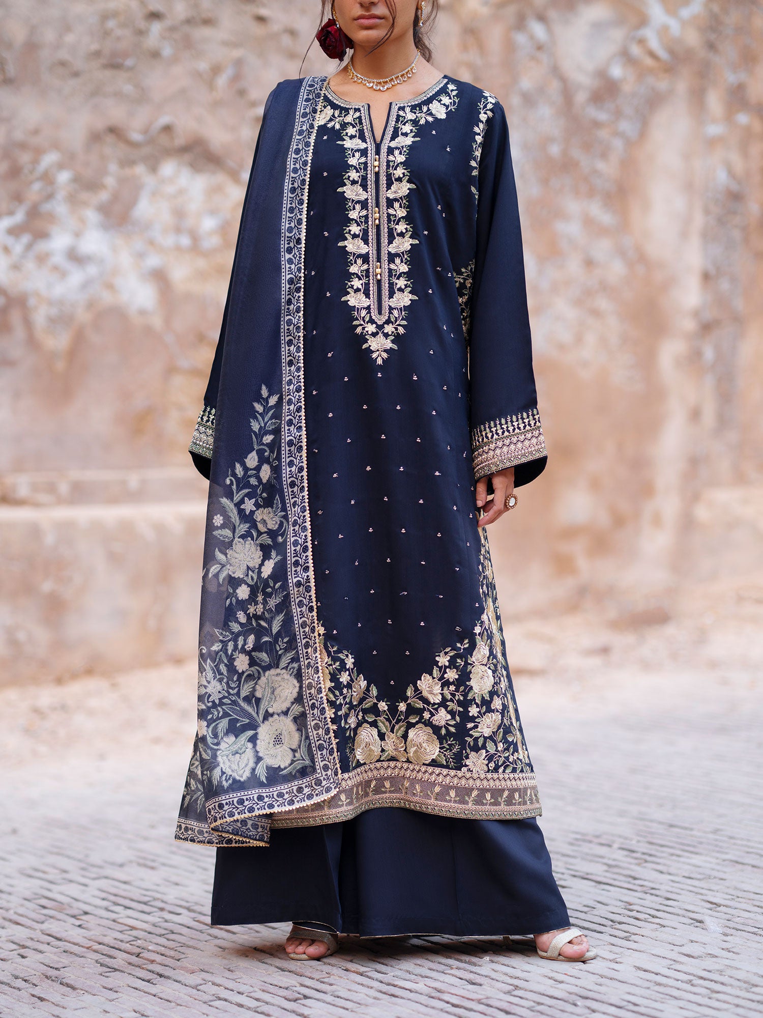 Casual Lite "Darbar" Premium Viscose Suit - Shab-e-Darbar