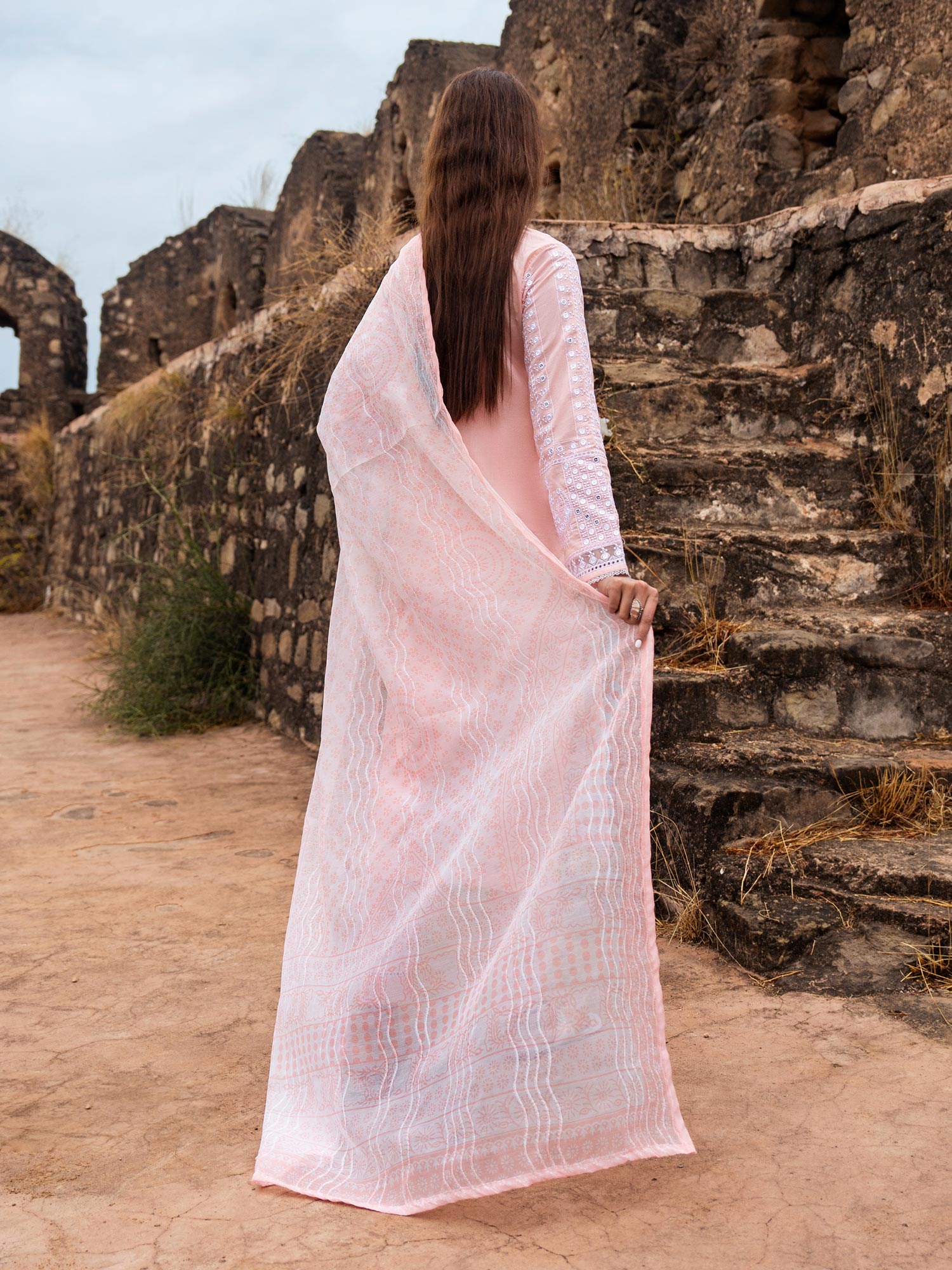 Casual Lite "Sky Stories" Summer Festive Suit - Cotton Bloom