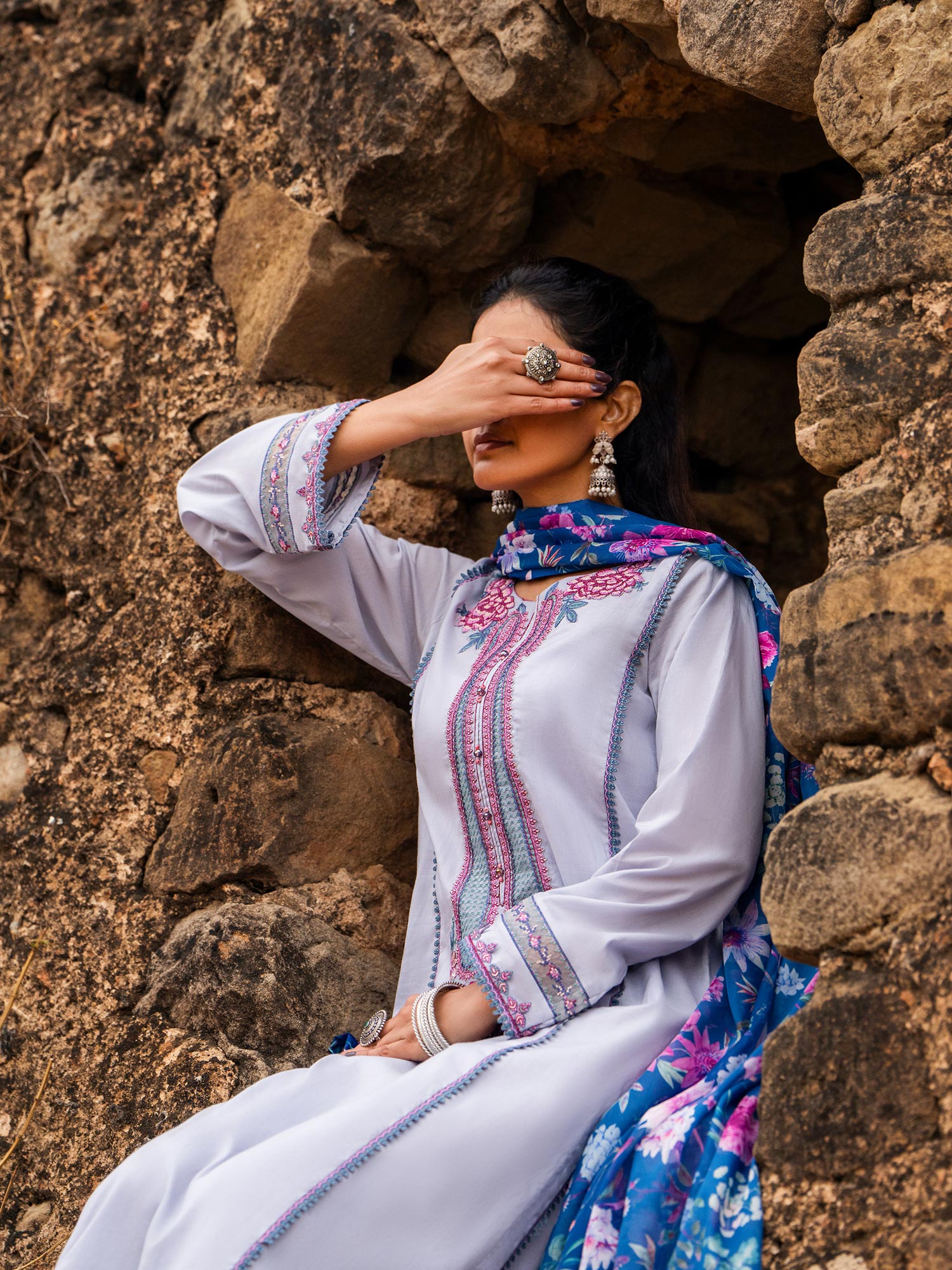 Casual Lite "Sky Stories" Summer Festive Suit - Sky Whispers