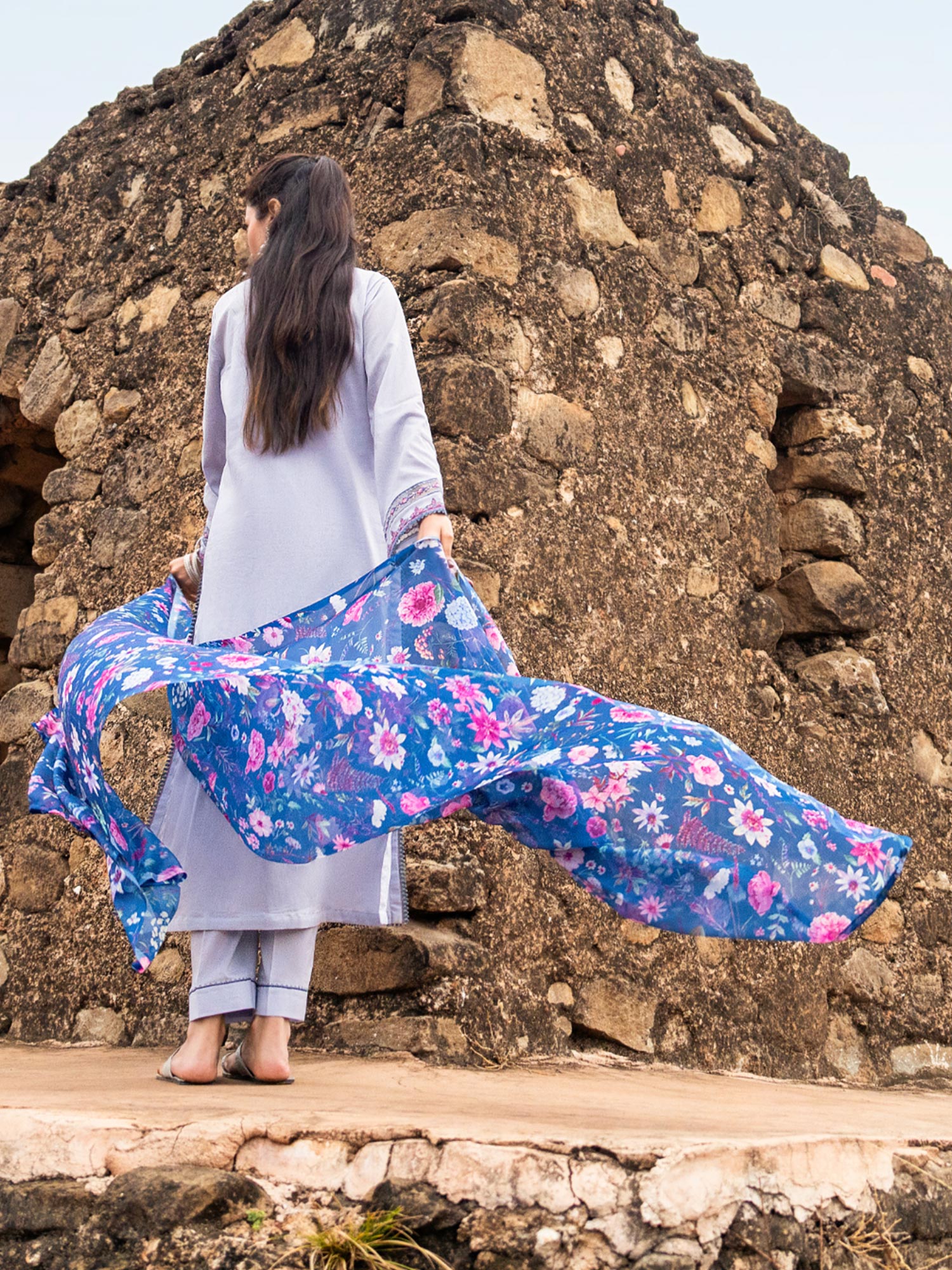Casual Lite "Sky Stories" Summer Festive Suit - Sky Whispers