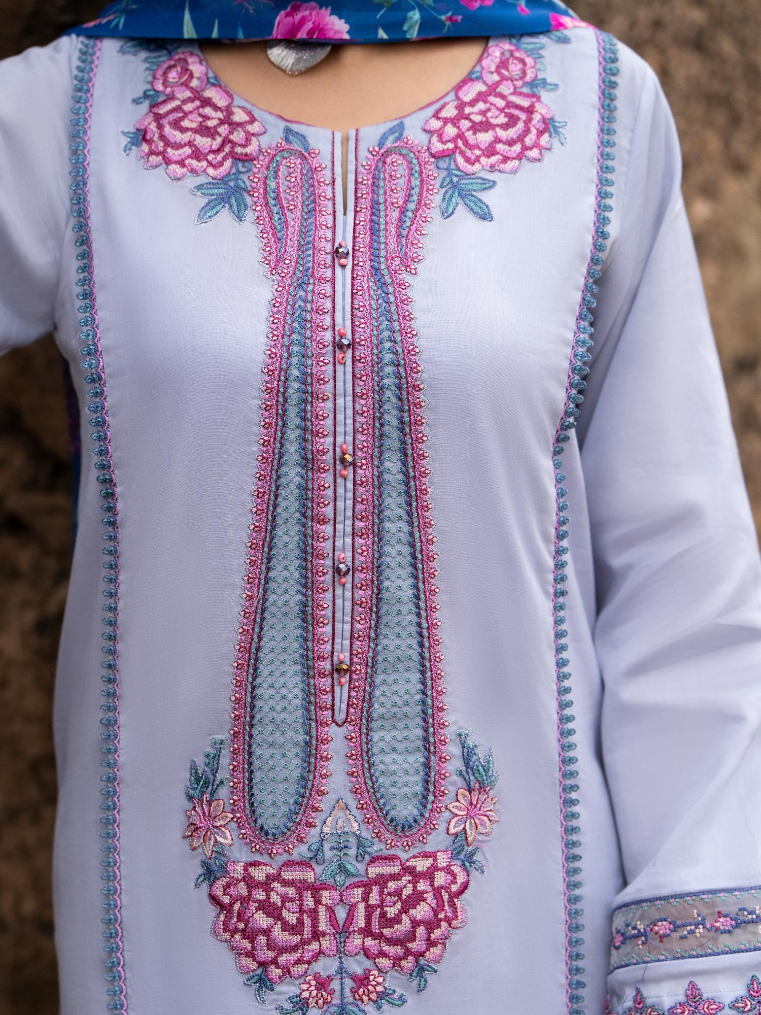 Casual Lite "Sky Stories" Summer Festive Suit - Sky Whispers