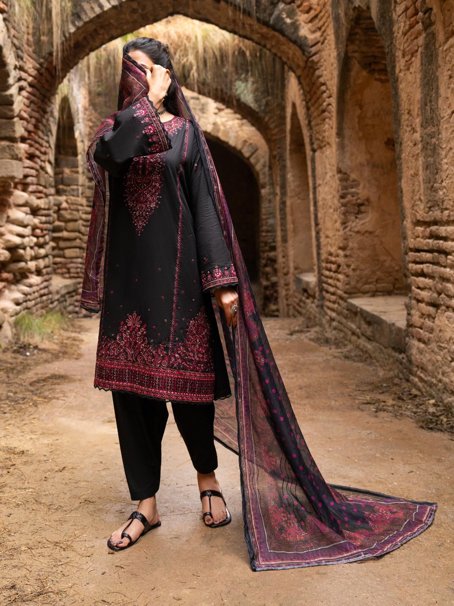 Casual Lite "Sky Stories" Summer Festive Suit - Mystic Black