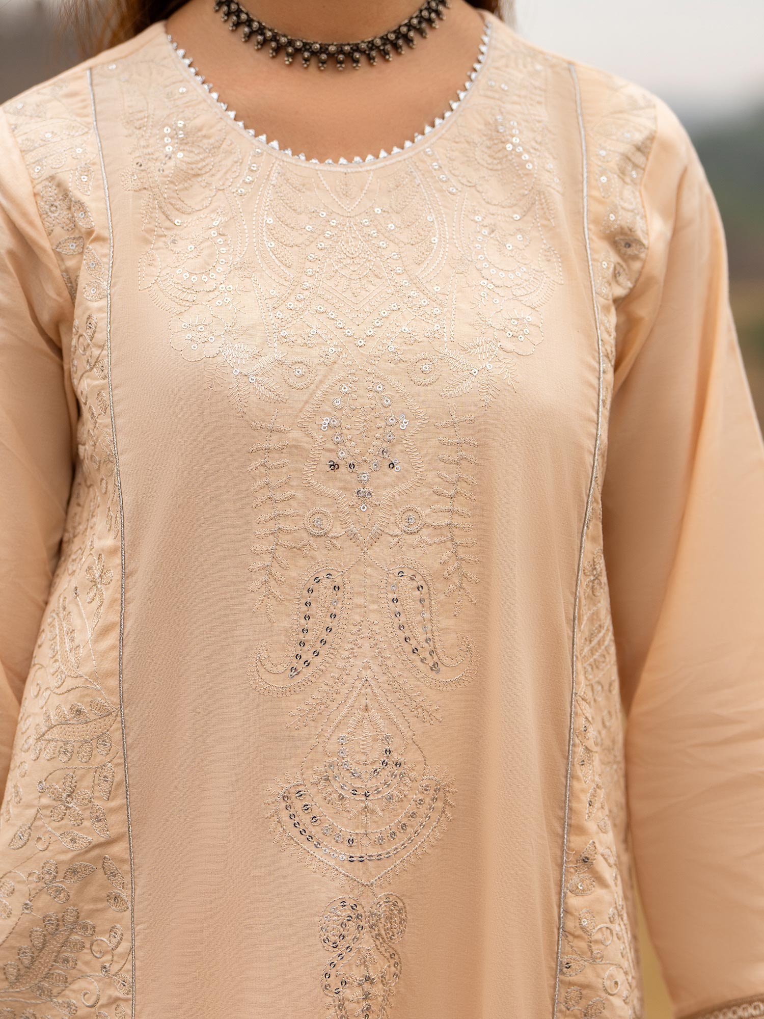 Casual Lite "Sky Stories" Summer Festive Suit - Beige Bloom