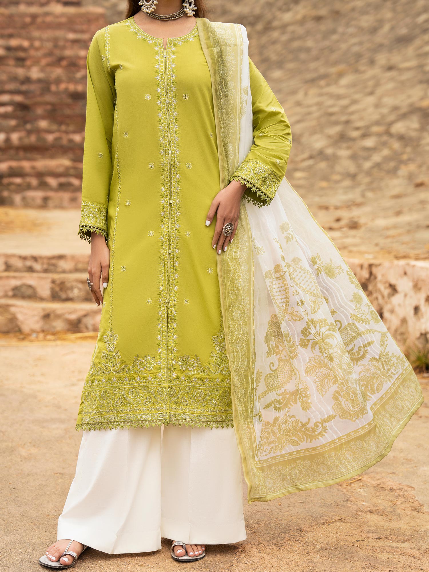 Casual Lite "Sky Stories" Summer Festive Suit - Matcha Haze