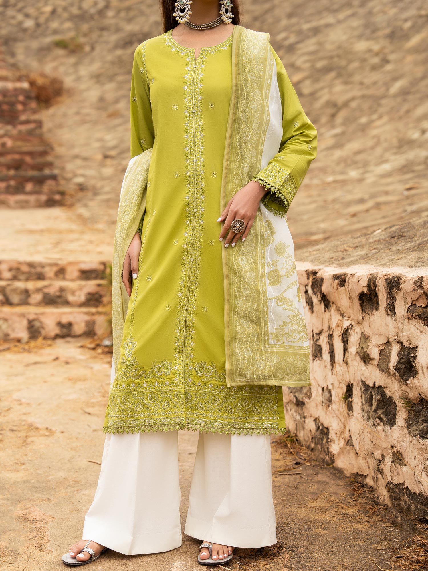 Casual Lite "Sky Stories" Summer Festive Suit - Matcha Haze