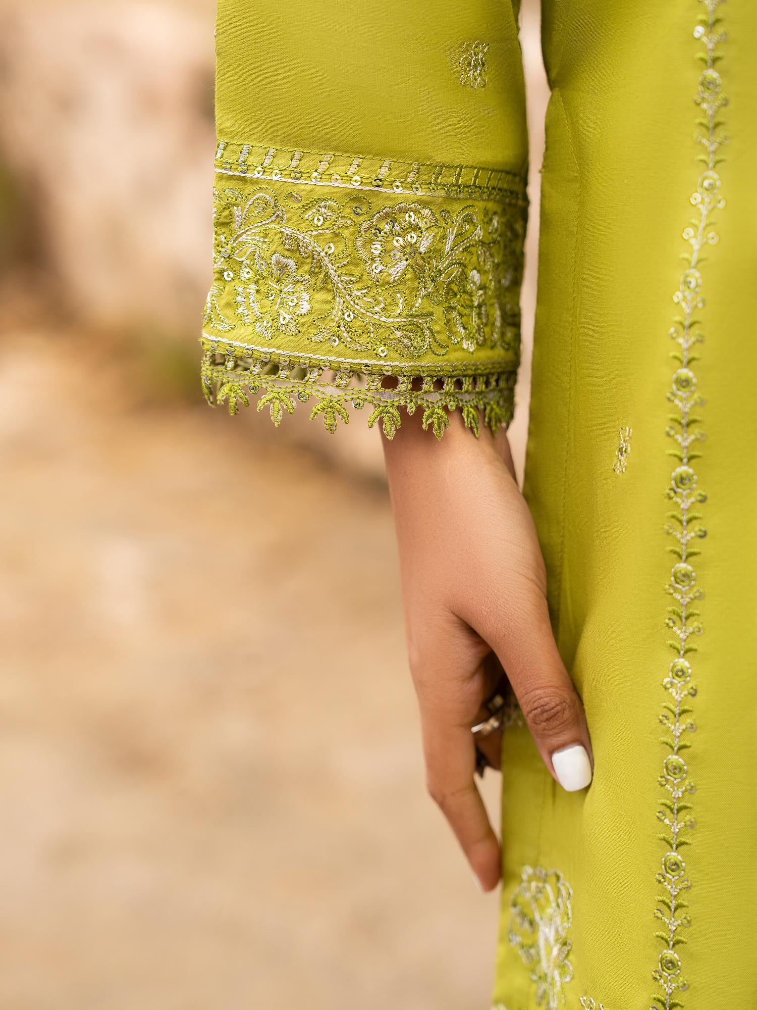 Casual Lite "Sky Stories" Summer Festive Suit - Matcha Haze