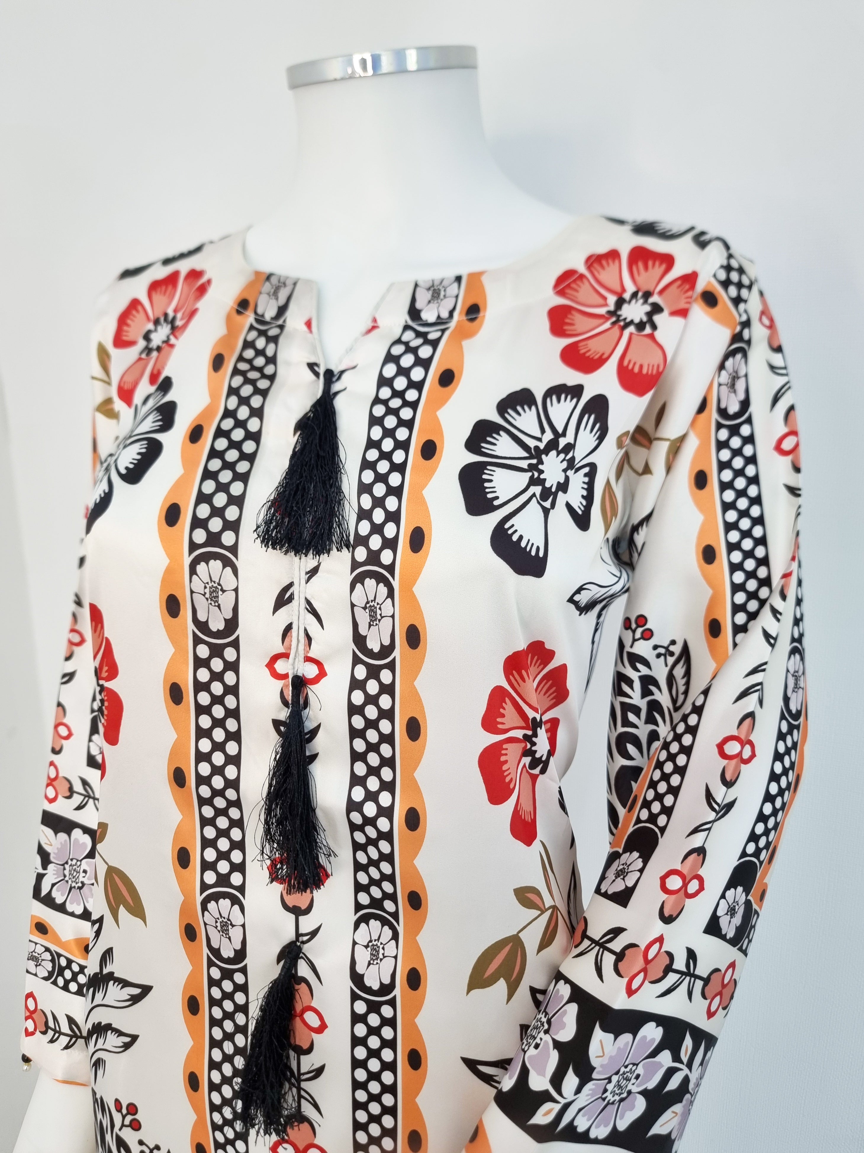 Off-White Full Silk 3-Piece Suit