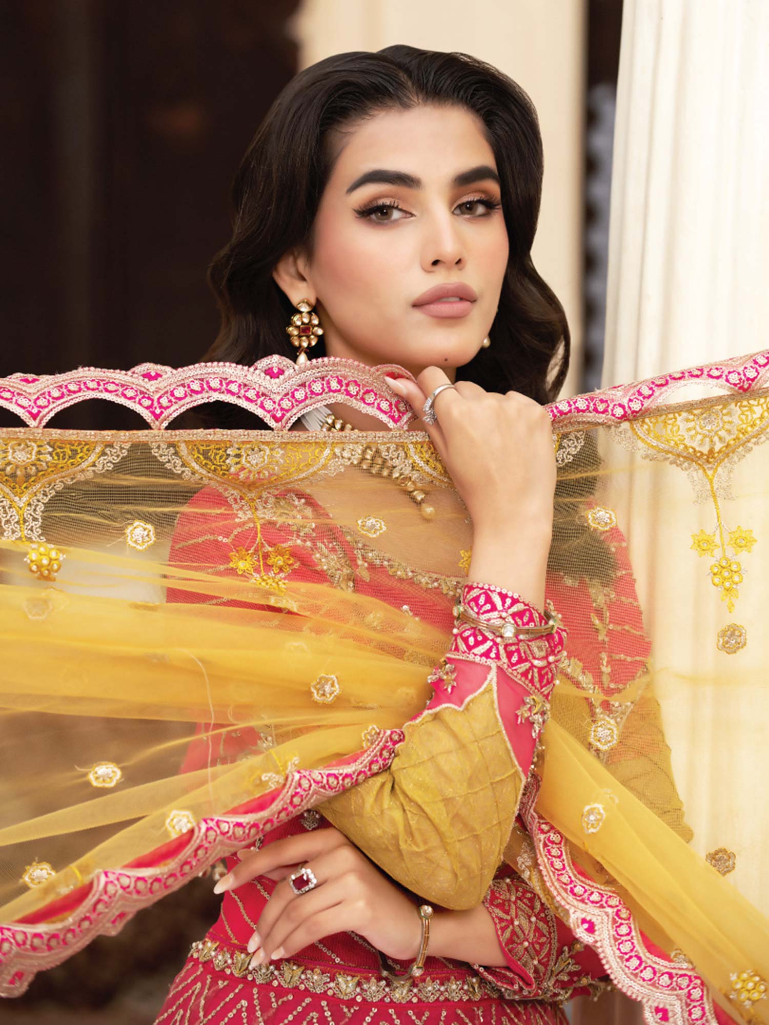 Zarqun "Mastani" Embellished Formal 3-Piece Suit (2407B)