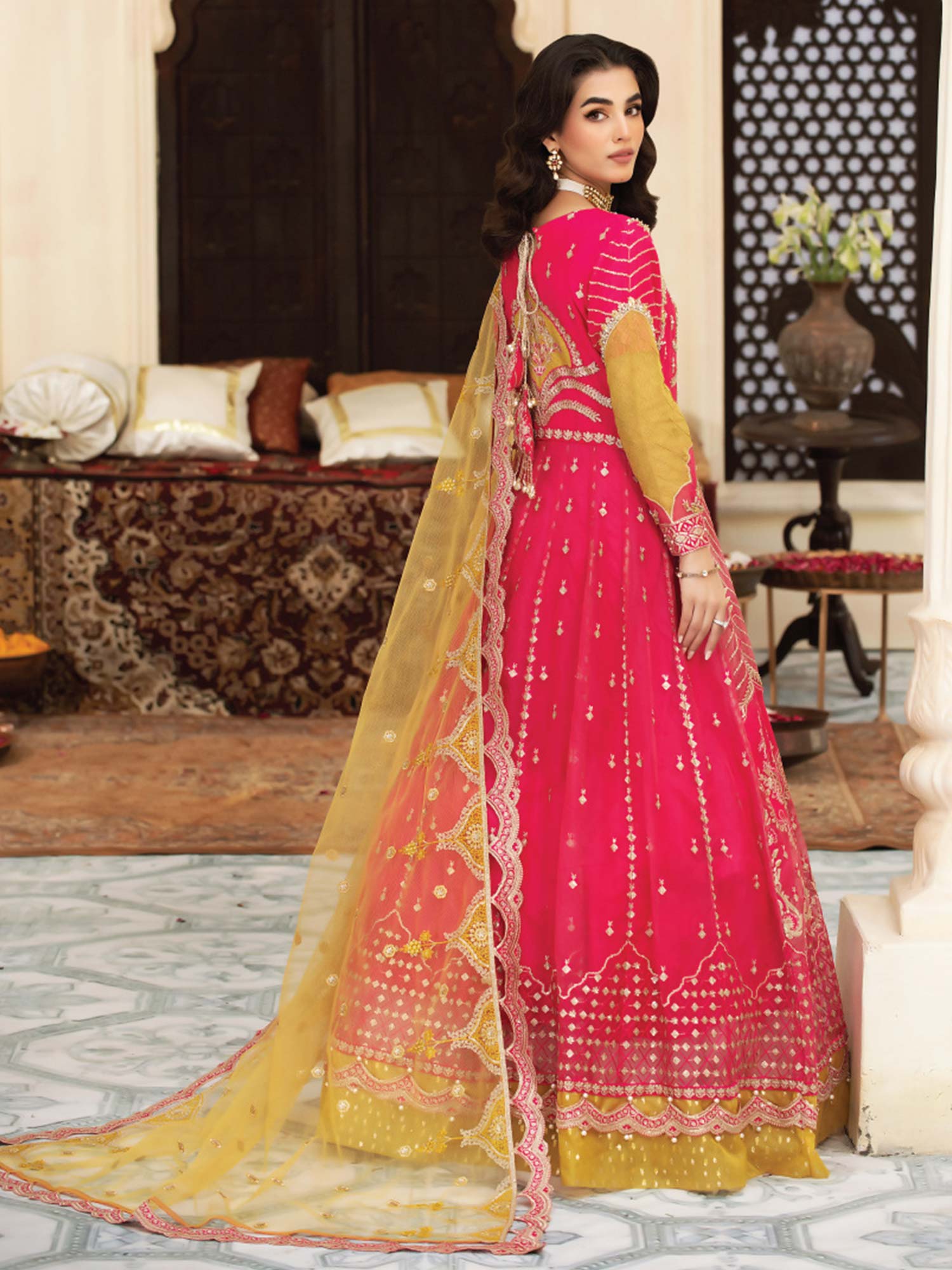 Zarqun "Mastani" Embellished Formal 3-Piece Suit (2407B)