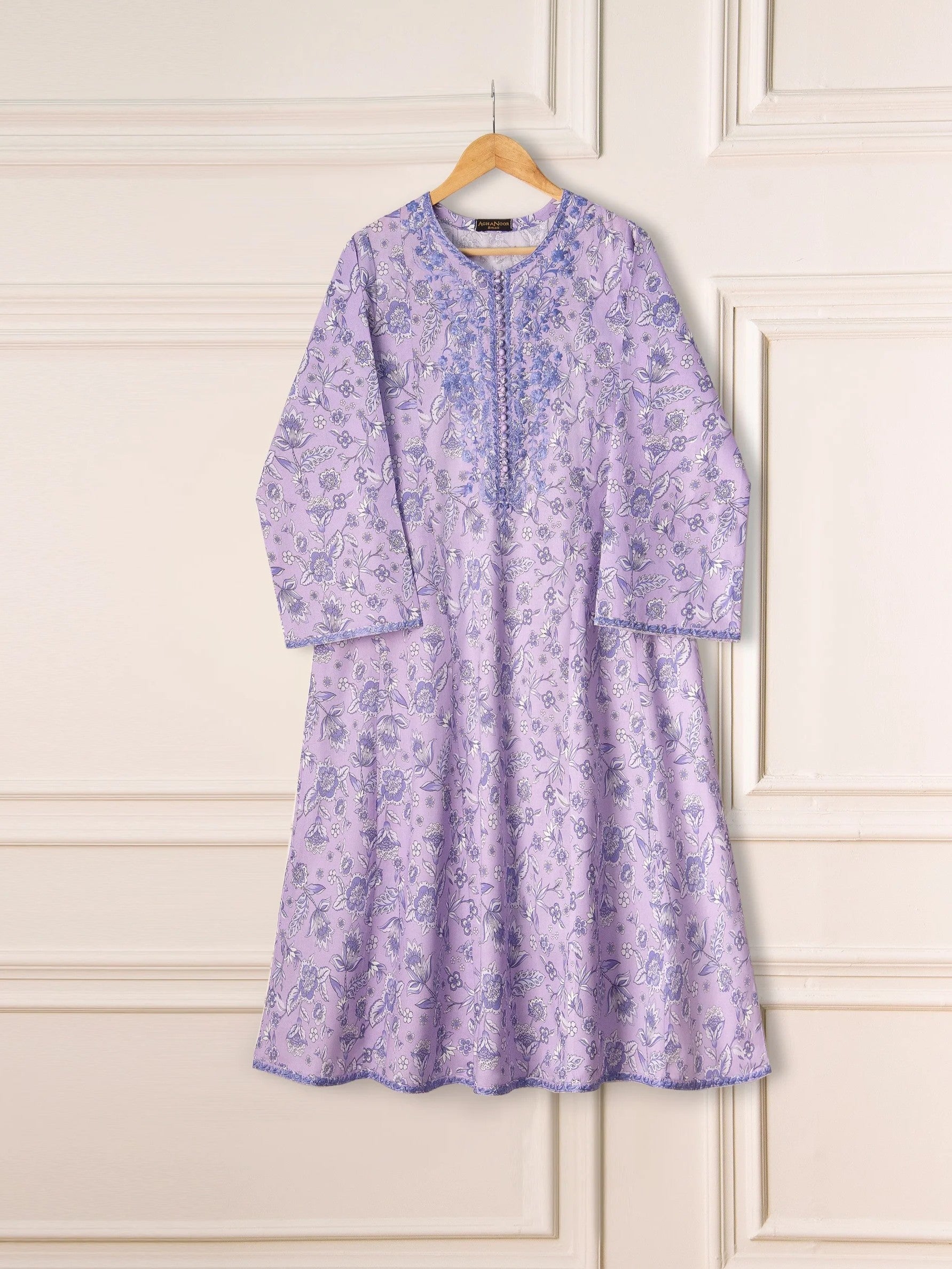 Agha Noor Lilac Cambric 2-Piece (Shirt + Trouser)