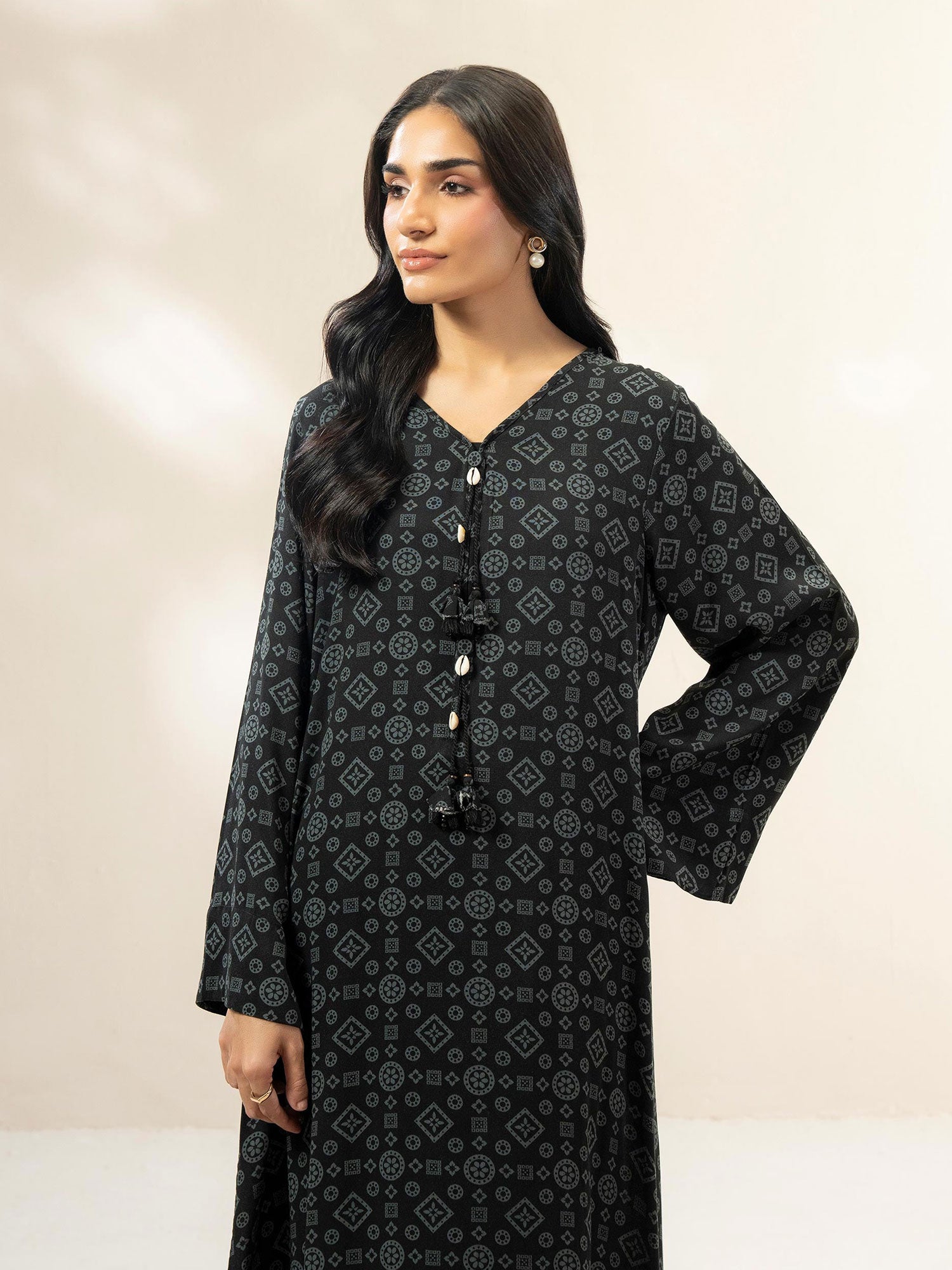 Limelight Black Stone Linen Shirt (A0510SH)