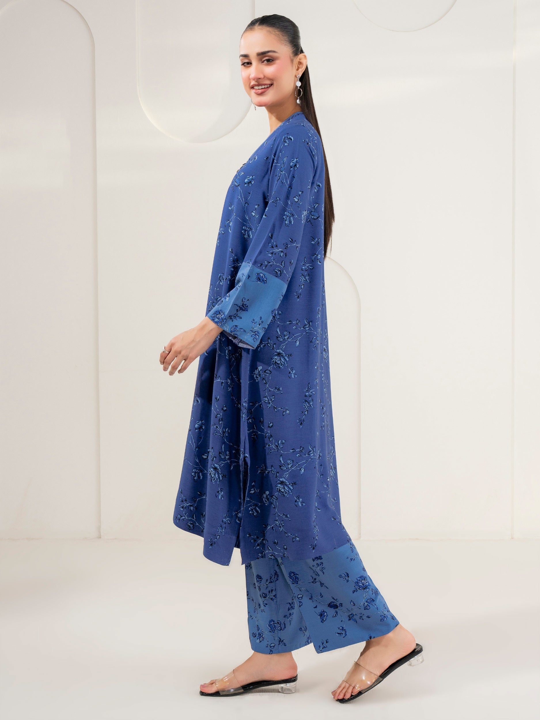 Limelight Blue Linen 2-Piece Suit (A0812ST)