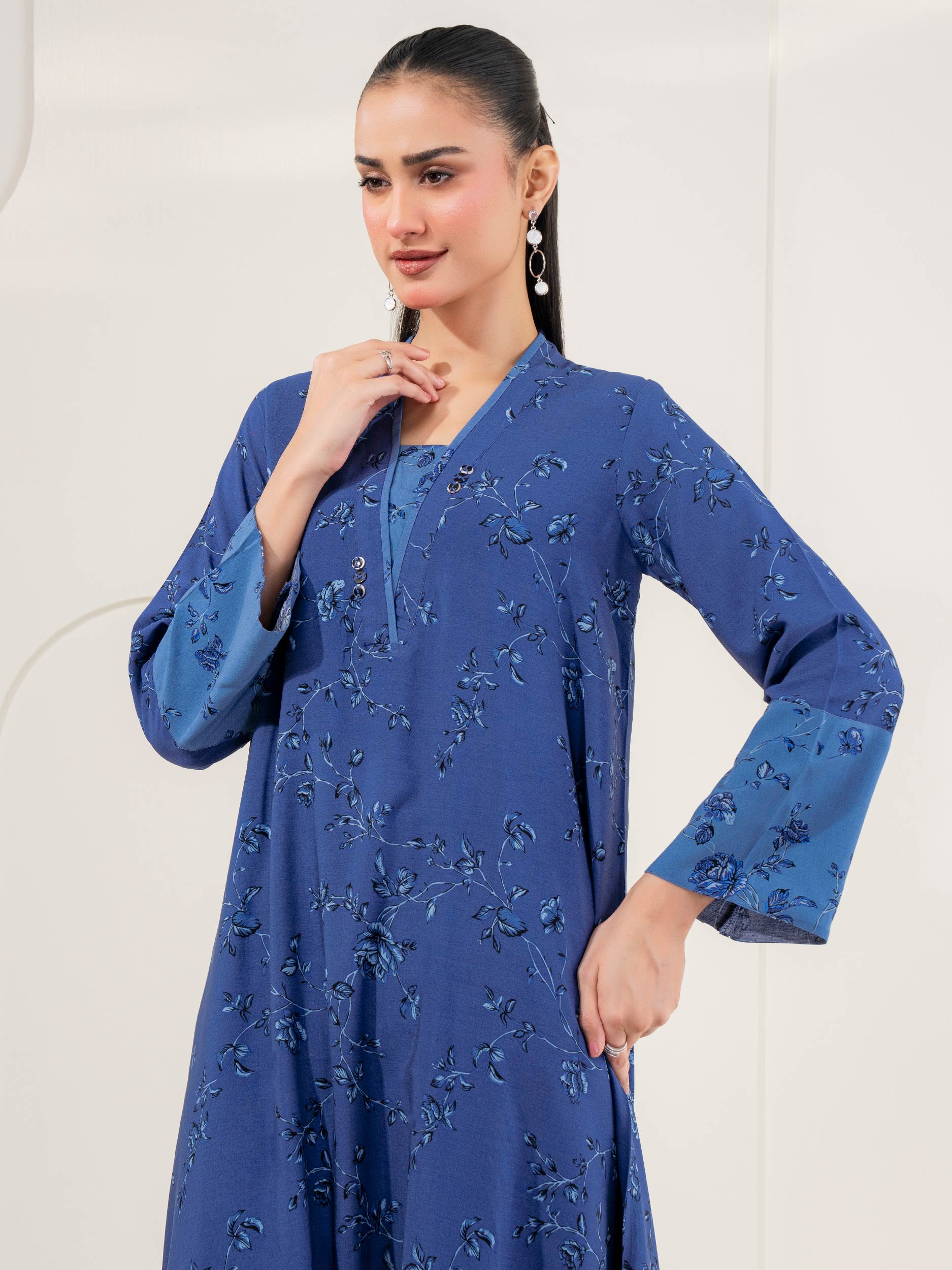 Limelight Blue Linen 2-Piece Suit (A0812ST)