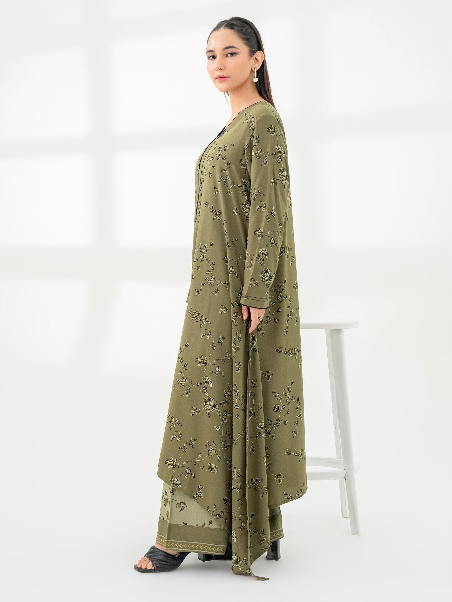 Limelight Olive Linen 2-Piece Suit (A0836ST)