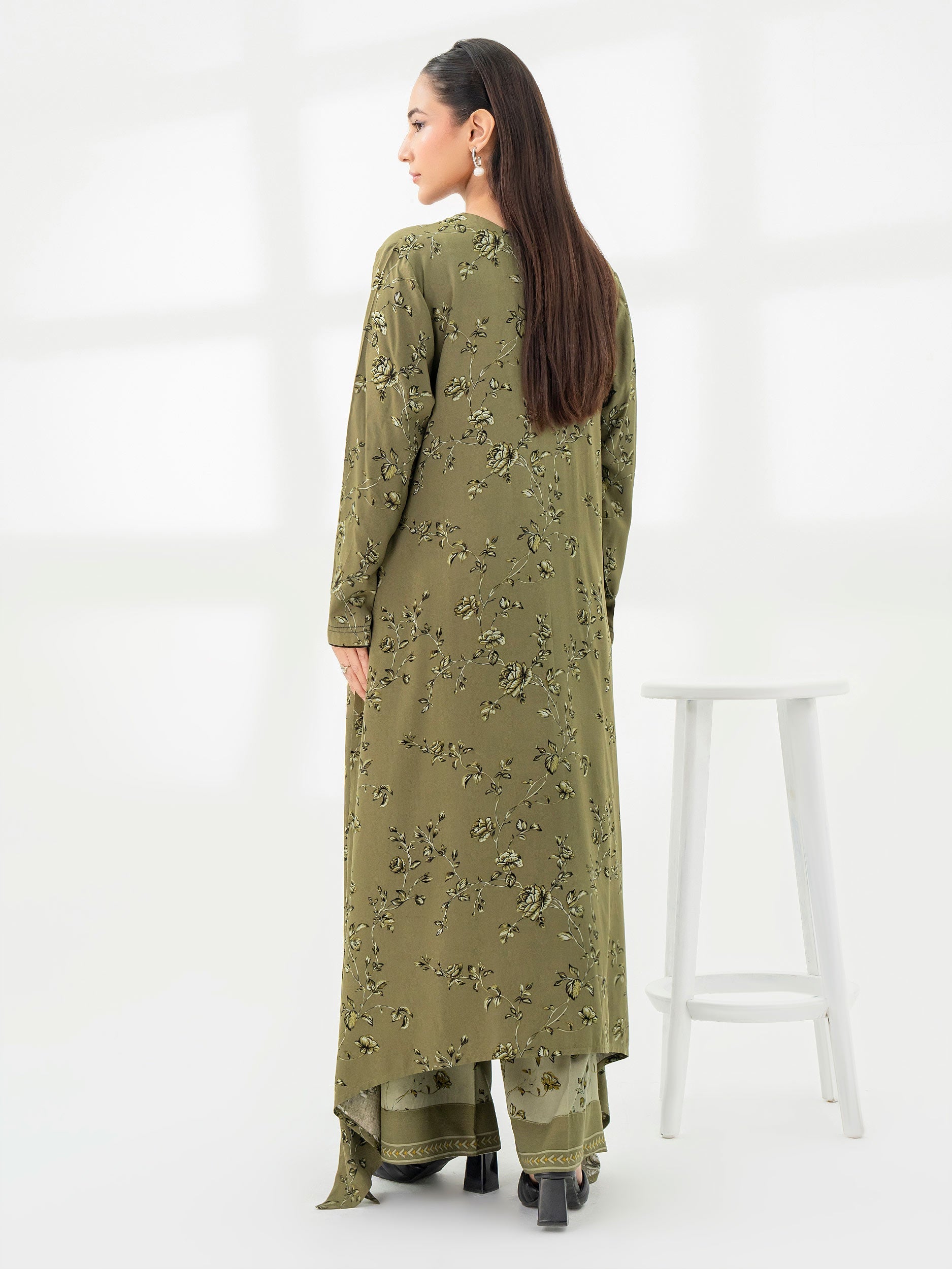 Limelight Olive Linen 2-Piece Suit (A0836ST)