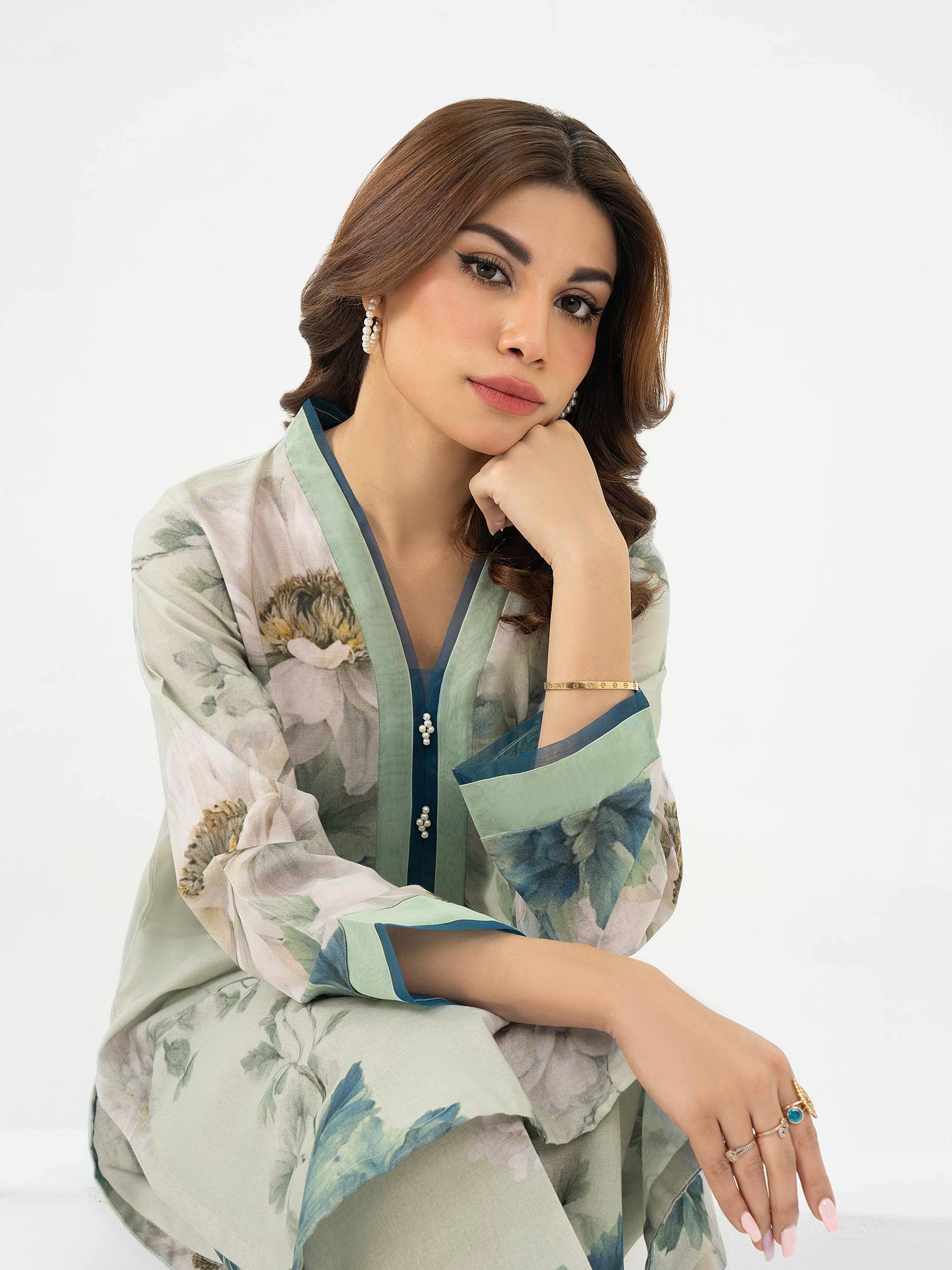 Limelight Mint Khaddar 2-Piece Suit (A0871ST)