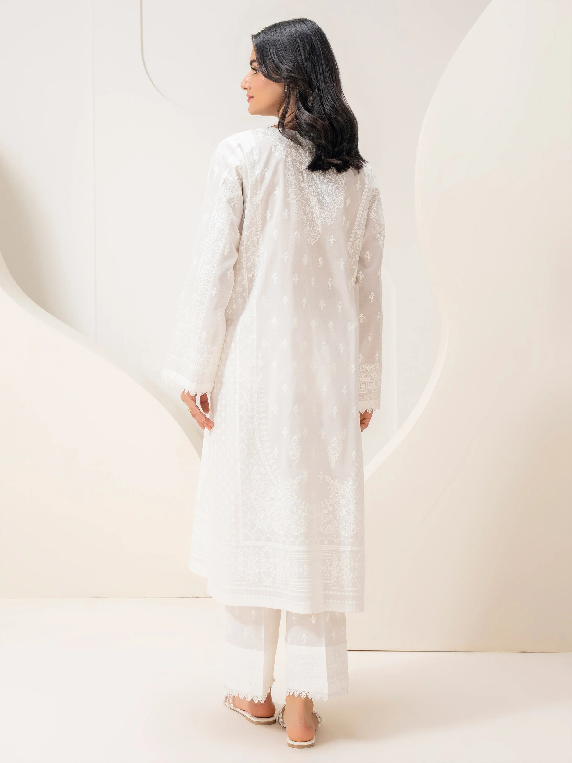 Limelight White Lawn 2-Piece Suit (A1912ST)