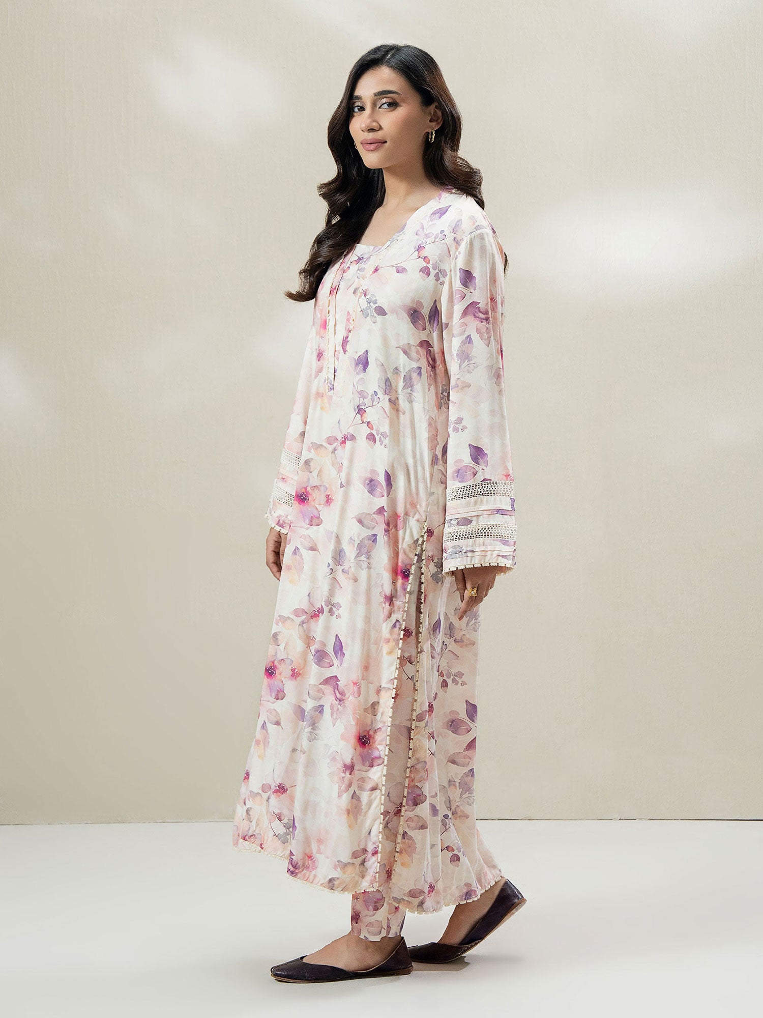 Limelight Off-White Linen 2-Piece Suit (A2412ST)