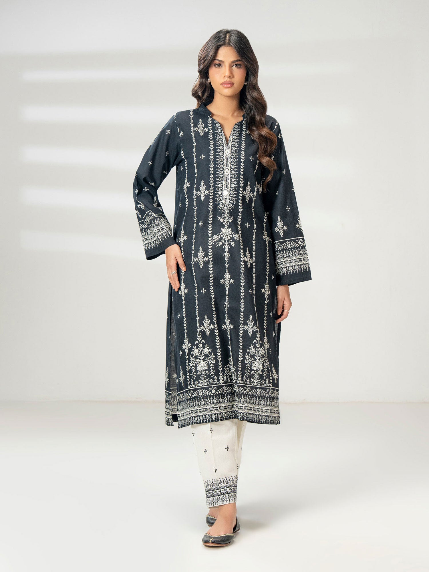 Limelight Black Khaddar 2-Piece Suit (A3379ST)