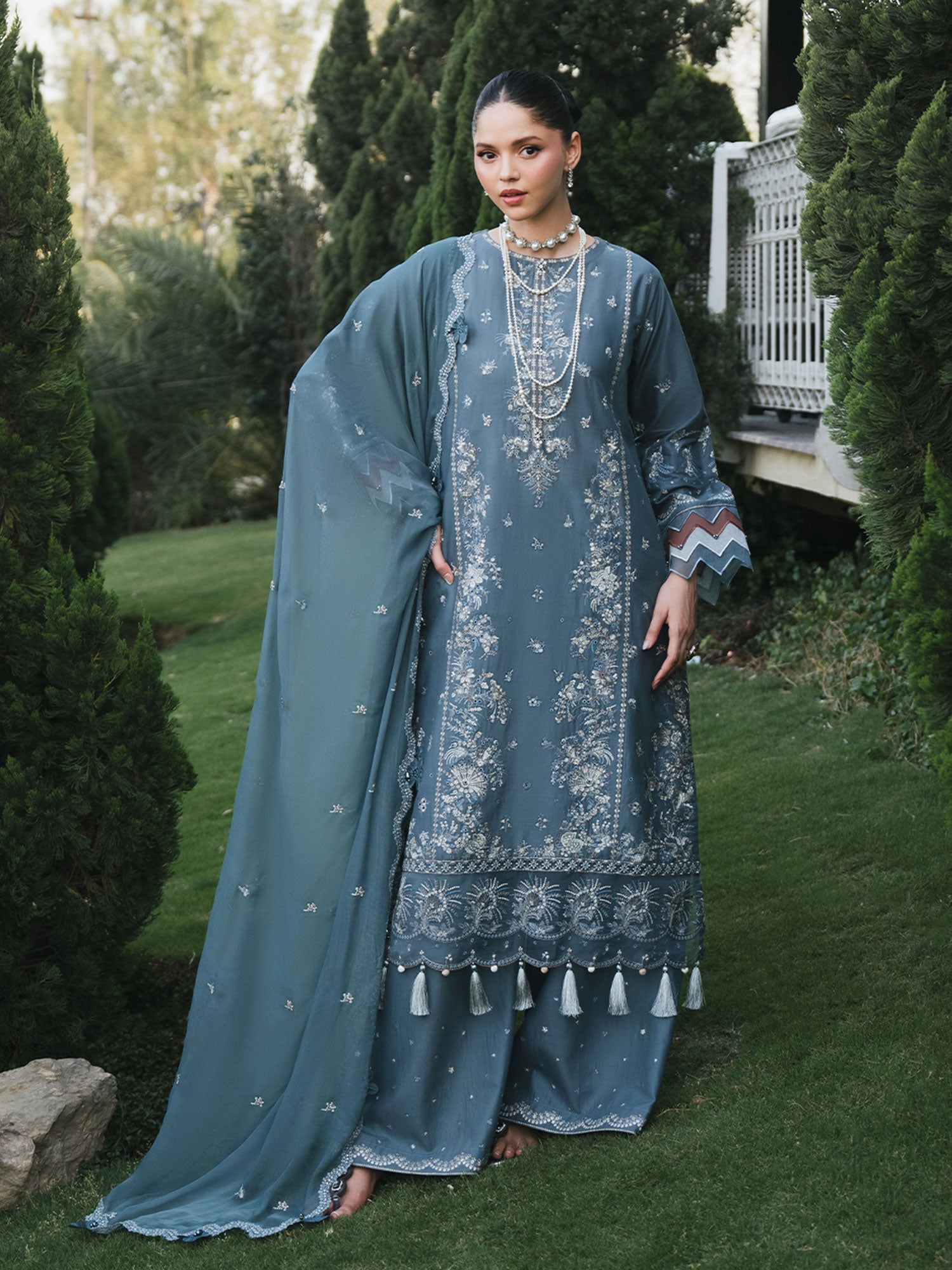 Ally's "Lilly" Mother & Daughter Luxury Festive Suit (AL-1181)