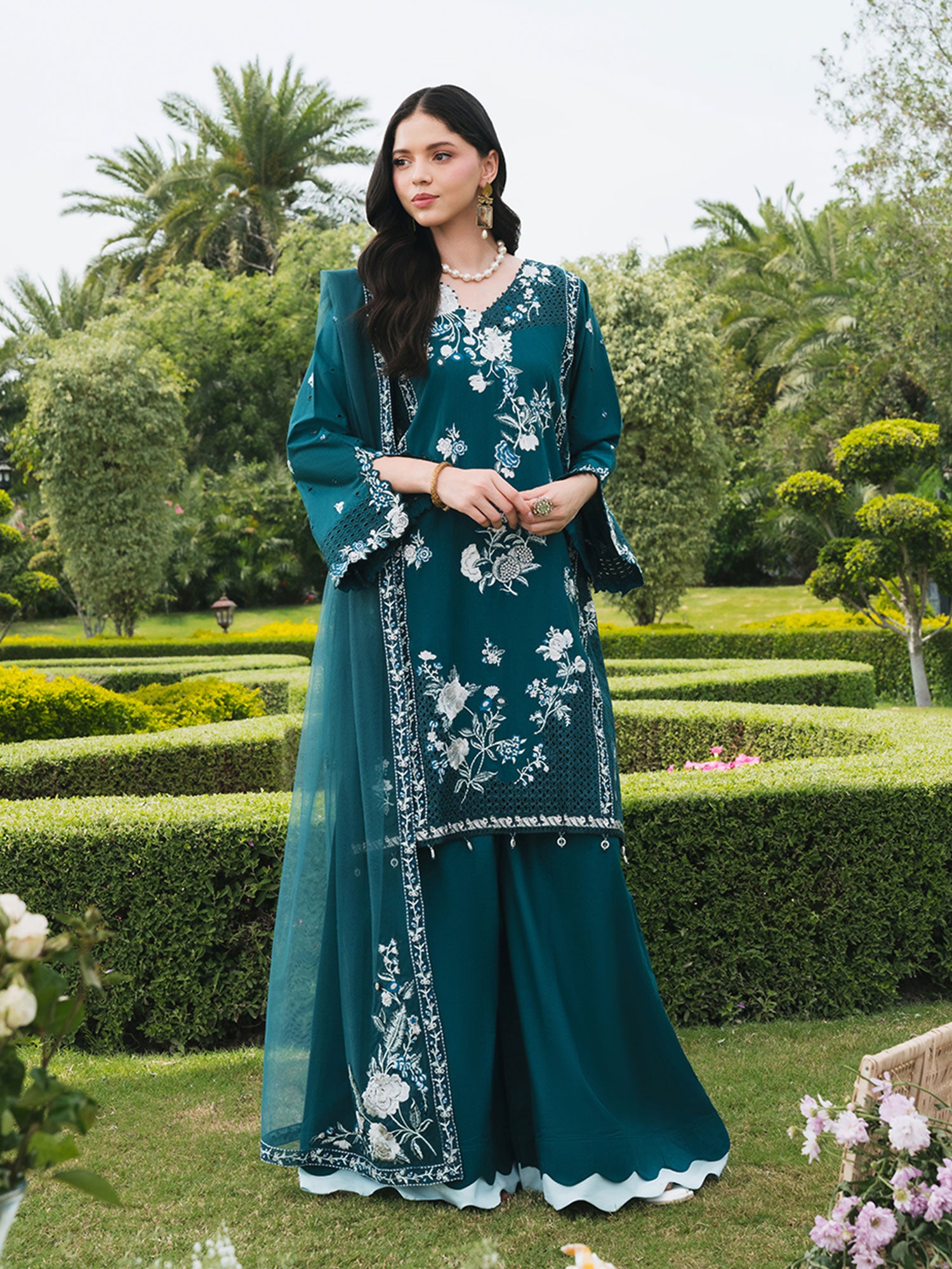 Ally's "Lilly" Mother & Daughter Luxury Festive Suit (AL-1184)