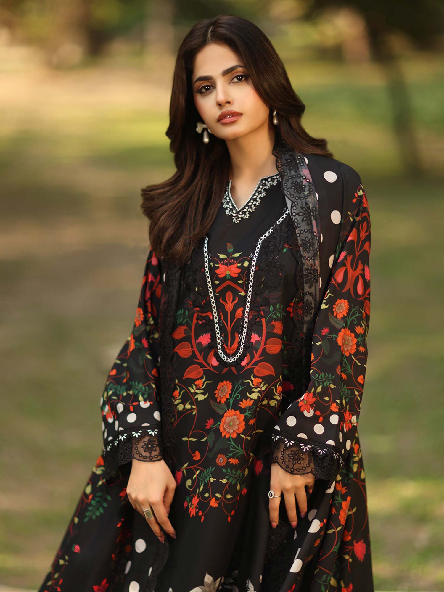 Charizma "Aniq" Unstitched Embroidered Linen 3-Piece Suit (ANW6-13)