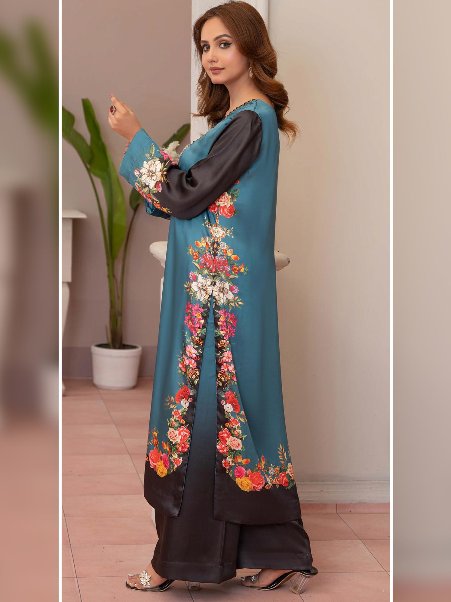 Raniya.H "Aura" Silk Co-Ords 2pc Suit - ZARMINA