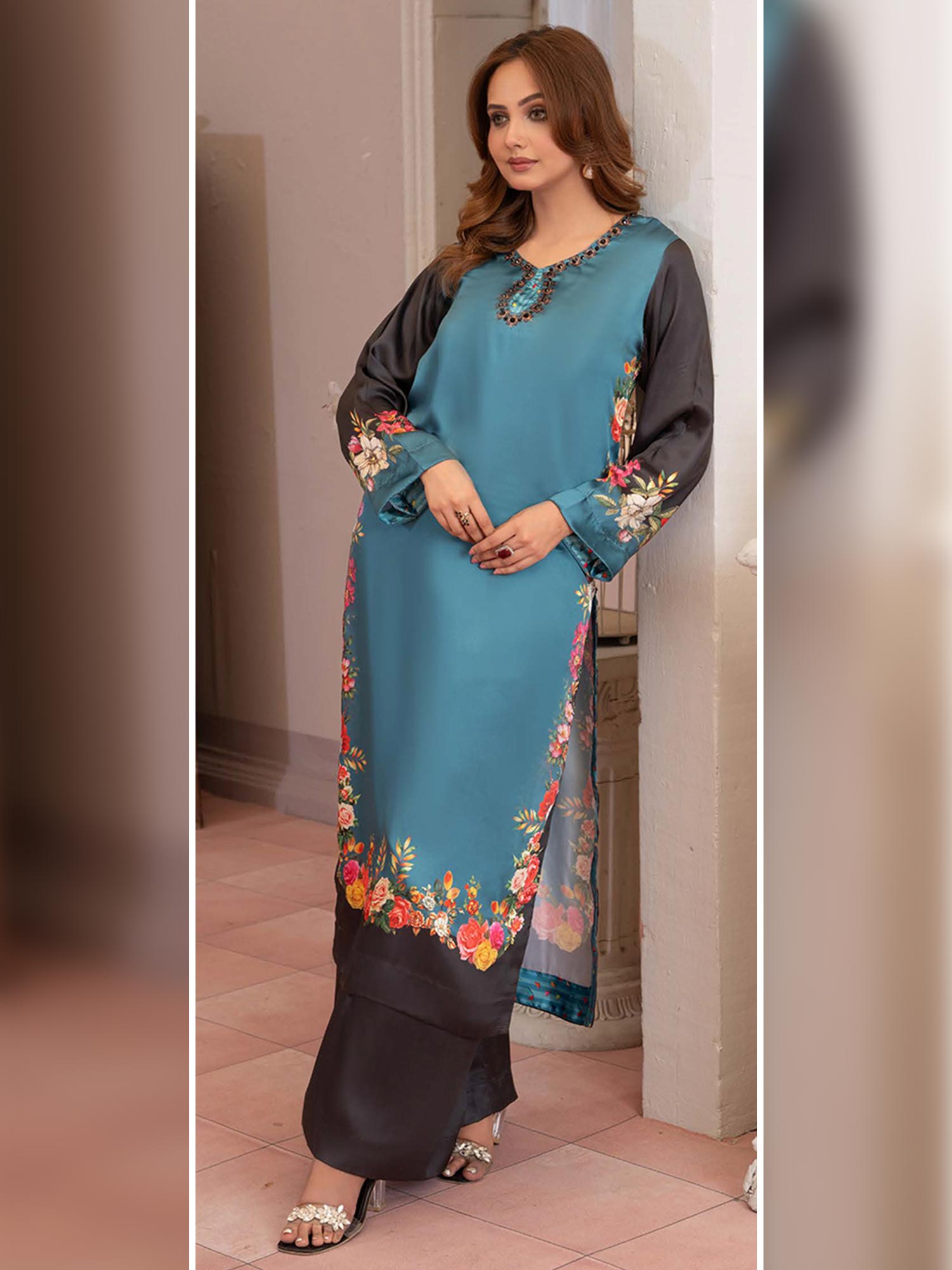 Raniya.H "Aura" Silk Co-Ords 2pc Suit - ZARMINA