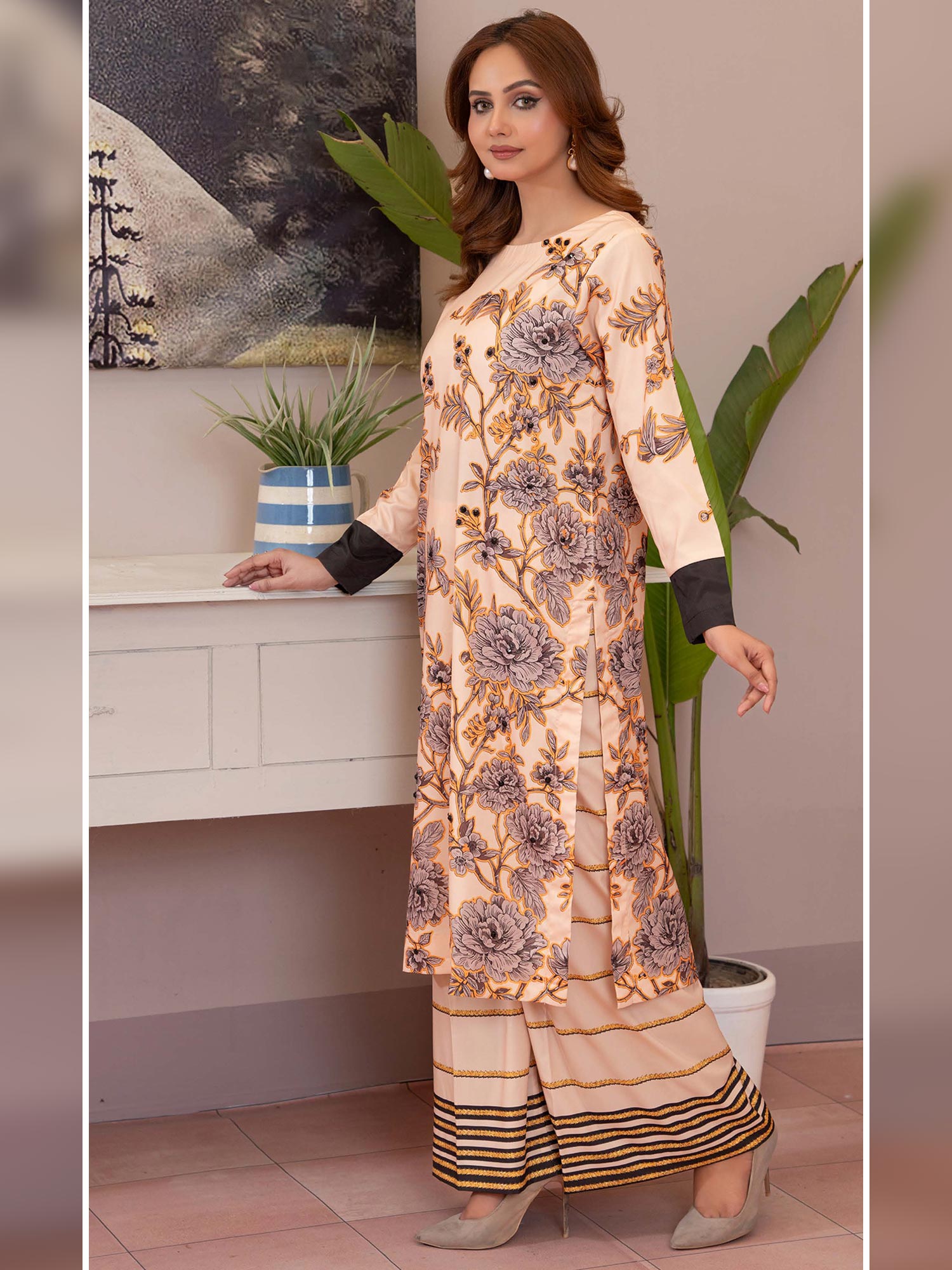 Raniya.H "Aura" Silk Co-Ords 2pc Suit - ZEENAT