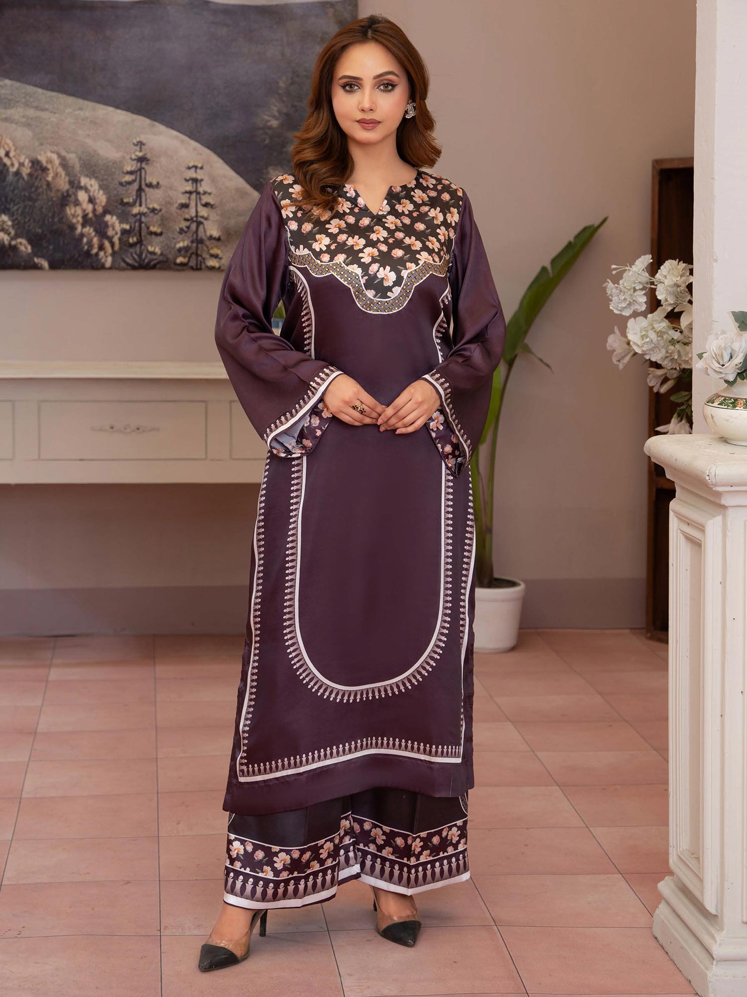 Raniya.H "Aura" Silk Co-Ords 2pc Suit - PARWEEN