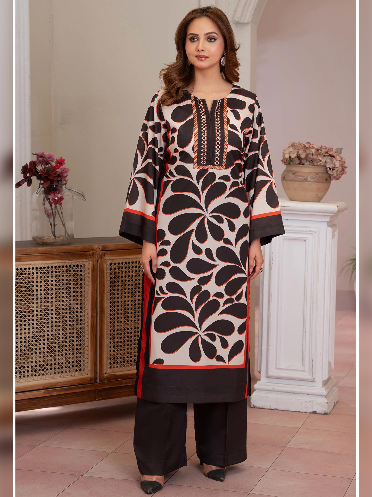 Raniya.H "Aura" Silk Co-Ords 2pc Suit - AFREEN