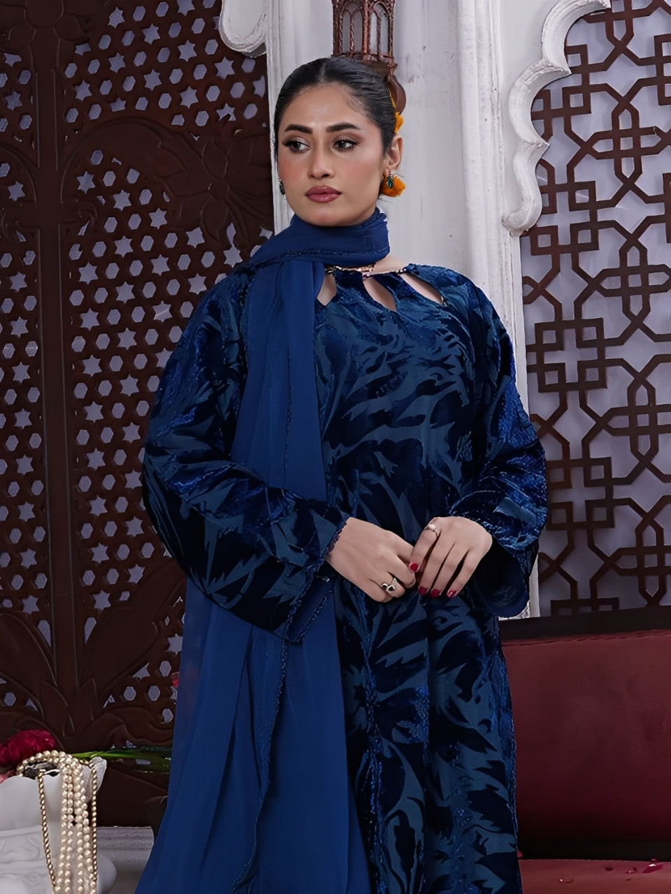 Rangz Plachi 3-Piece Suit - Cobalt Blue