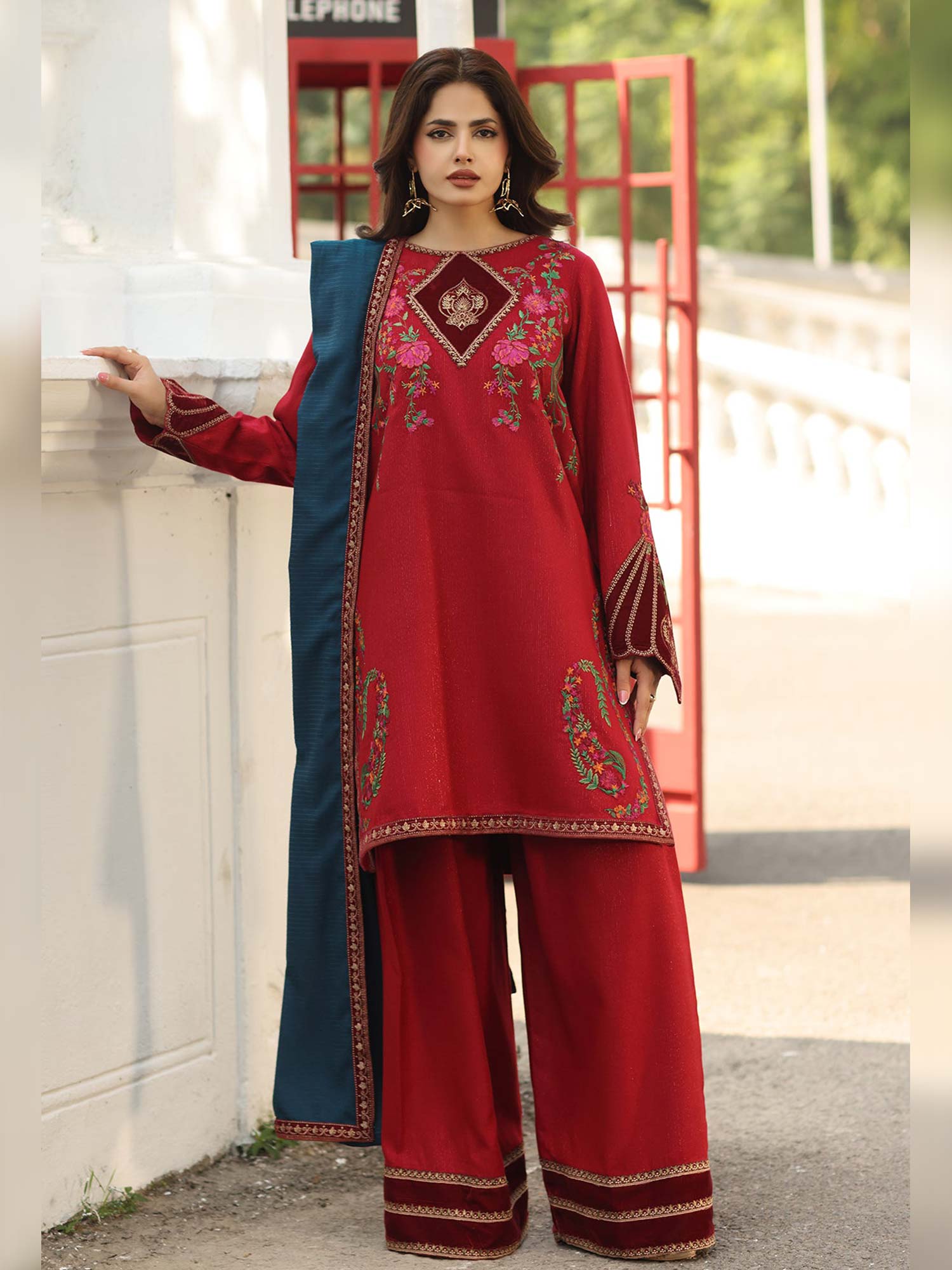 Charizma "Signature" Unstitched Leather-Peach Suit (CSW5-02)