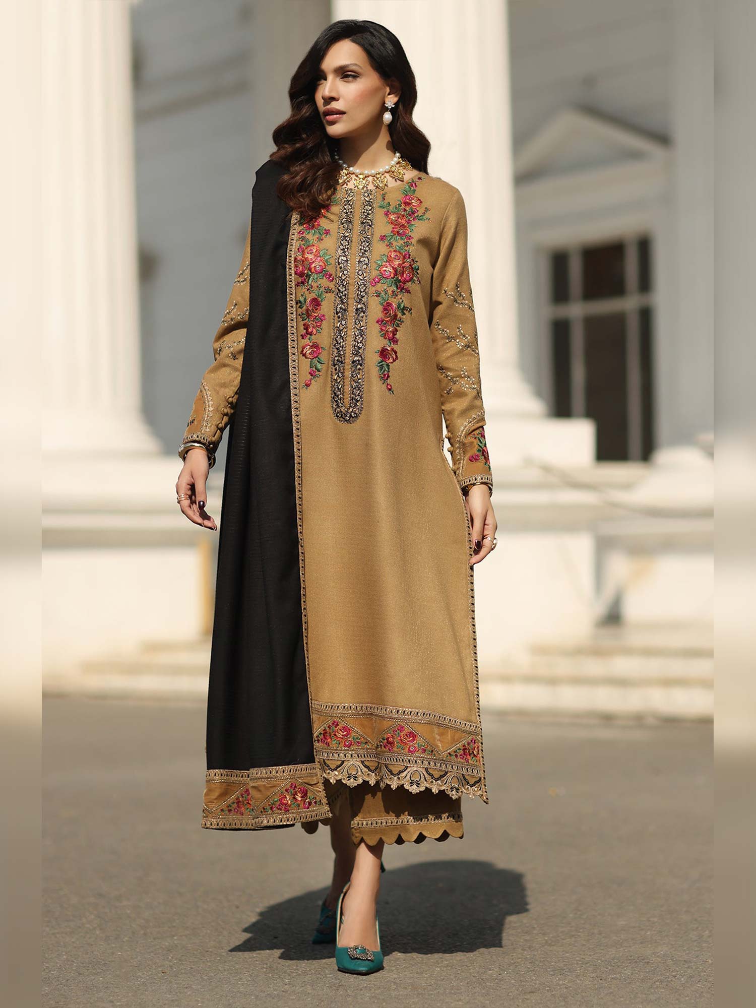 Charizma "Signature" Unstitched Leather-Peach Suit (CSW5-05)