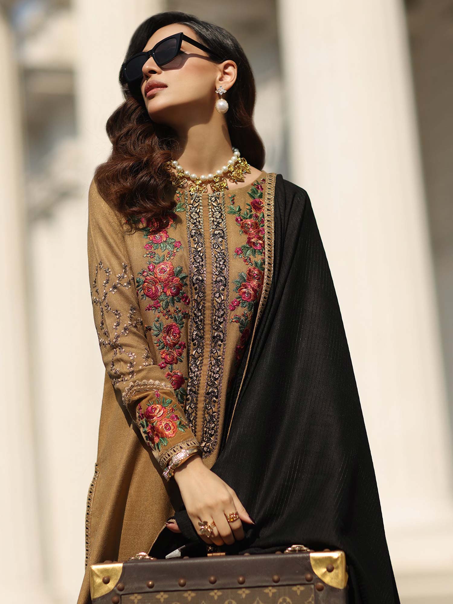 Charizma "Signature" Unstitched Leather-Peach Suit (CSW5-05)