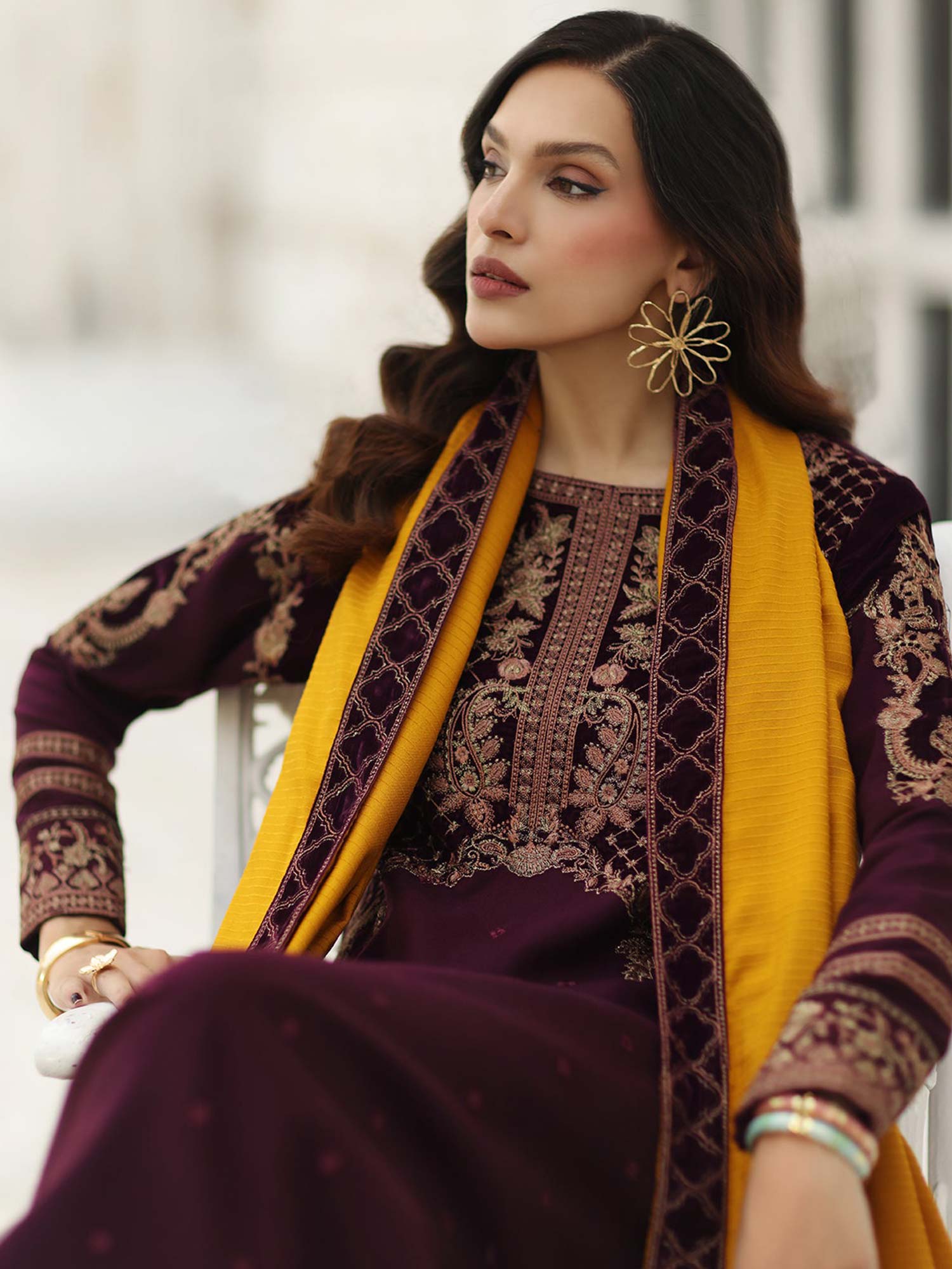 Charizma "Signature" Unstitched Leather-Peach Suit (CSW5-09)